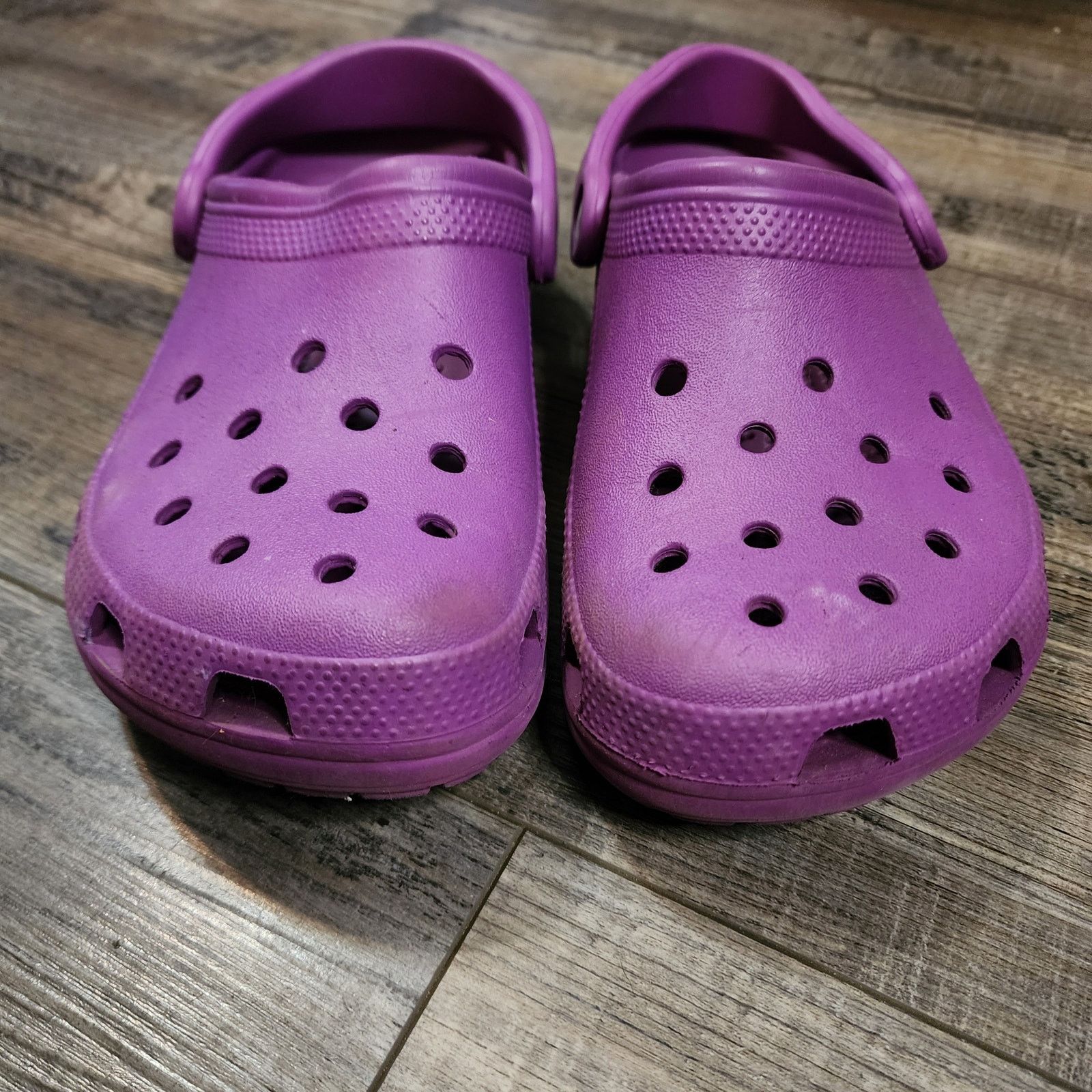 Crocs Purple Crocs Pre-owned Men 5 Women 7 SH1 Size US 7 / IT 37 - 9 Thumbnail