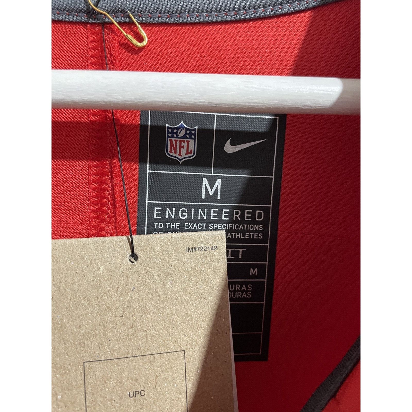 Nike CHIEFS 87 KELCE HOME JERSEY SWAROVSKI CRYSTALS SIZE MEDIUM Size US M / EU 48-50 / 2 - 4 Thumbnail