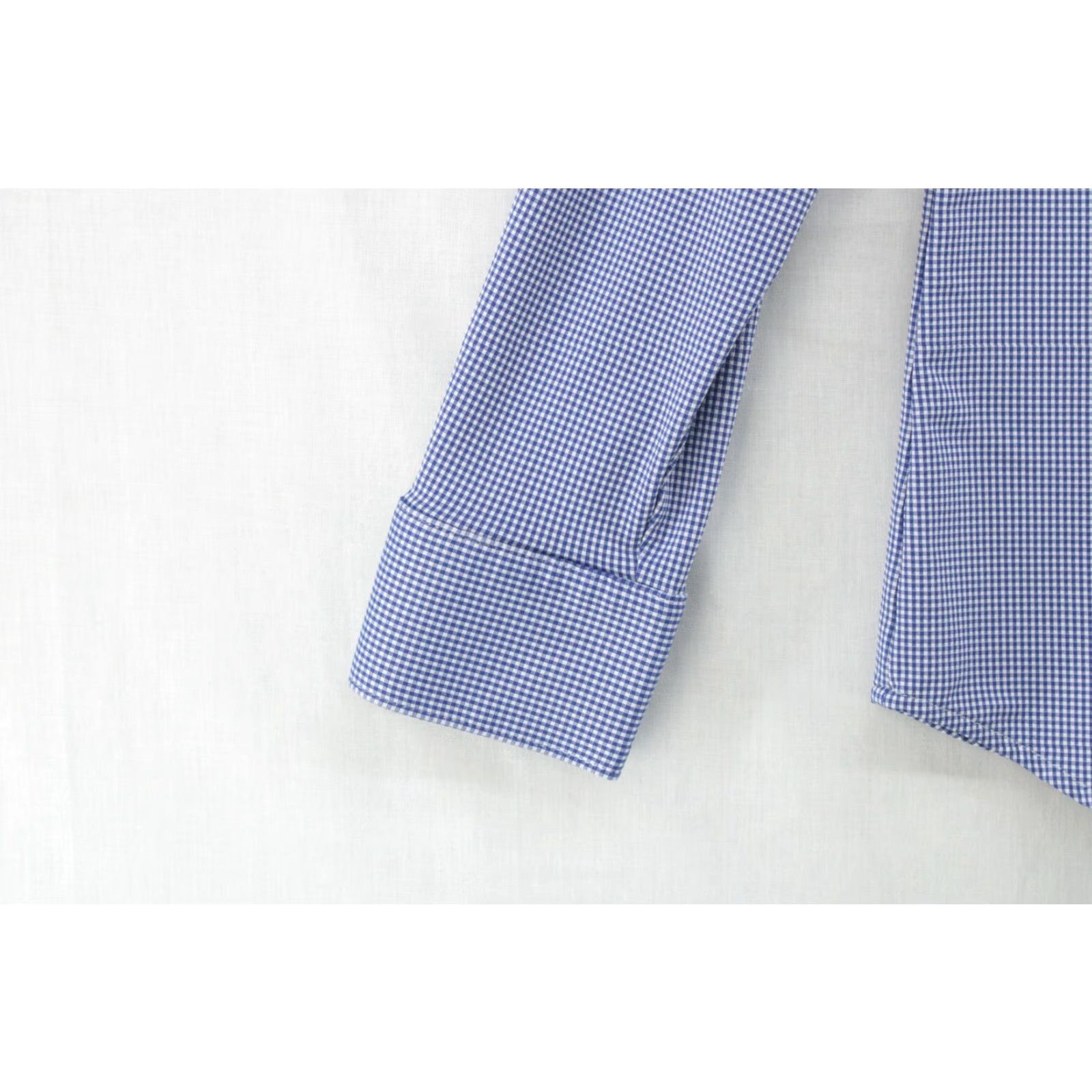 Mizzen+Main Mizzen+Main Spinnaker Shirt Mens M Blue Check Trim Fit Office Shirt Size US M / EU 48-50 / 2 - 3 Thumbnail