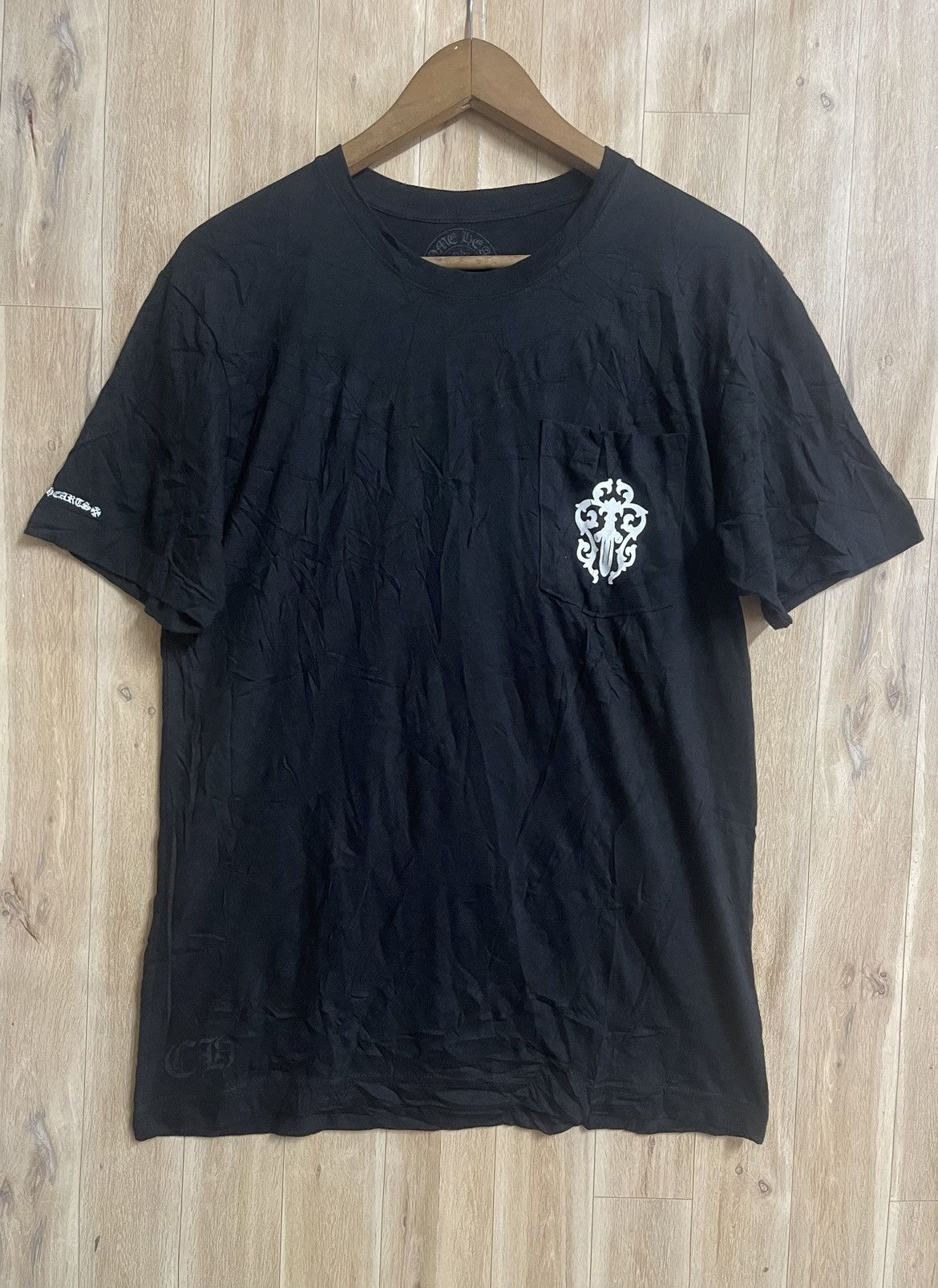 Chrome Hearts Chrome Hearts T shirt M Pocket Tee Back Hit Made In USA Size US M / EU 48-50 / 2 - 1 Thumbnail