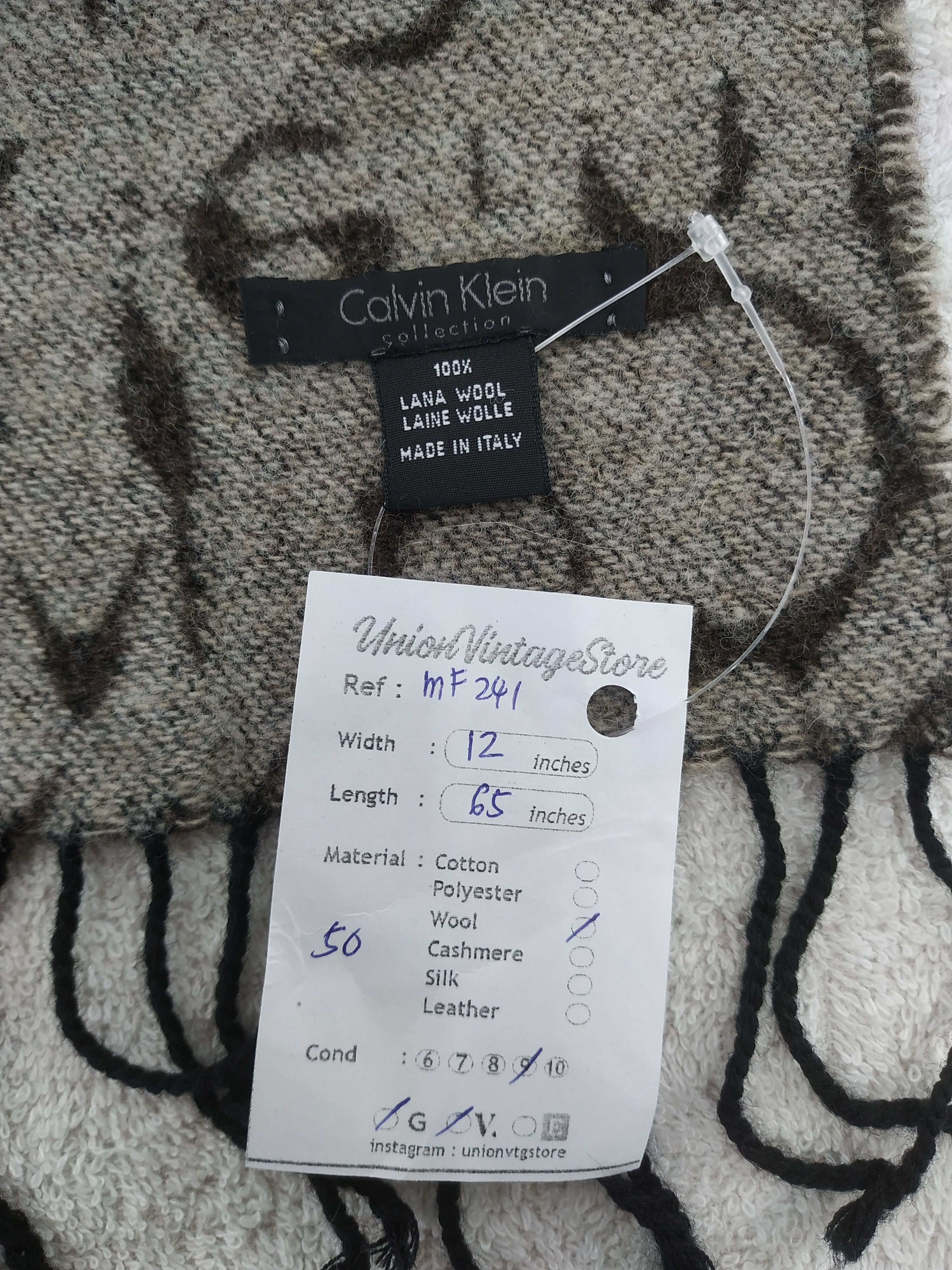 Calvin Klein Vintage Calvin Klein Scarf/Muffler/Neckwear MF241 Size ONE SIZE - 5 Thumbnail