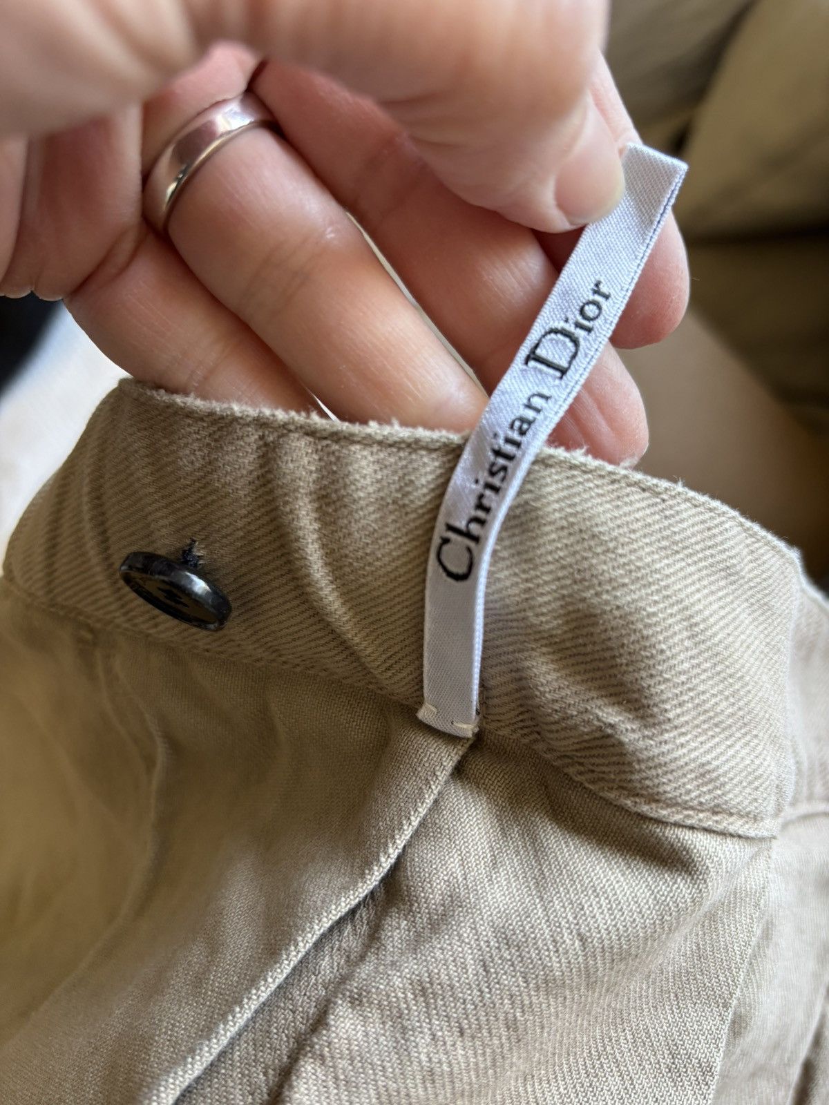 Dior Christian Dior Graphic Cotton Wrap Skirt, Made in Italy Size 26" / US 2 / IT 38 - 7 Thumbnail