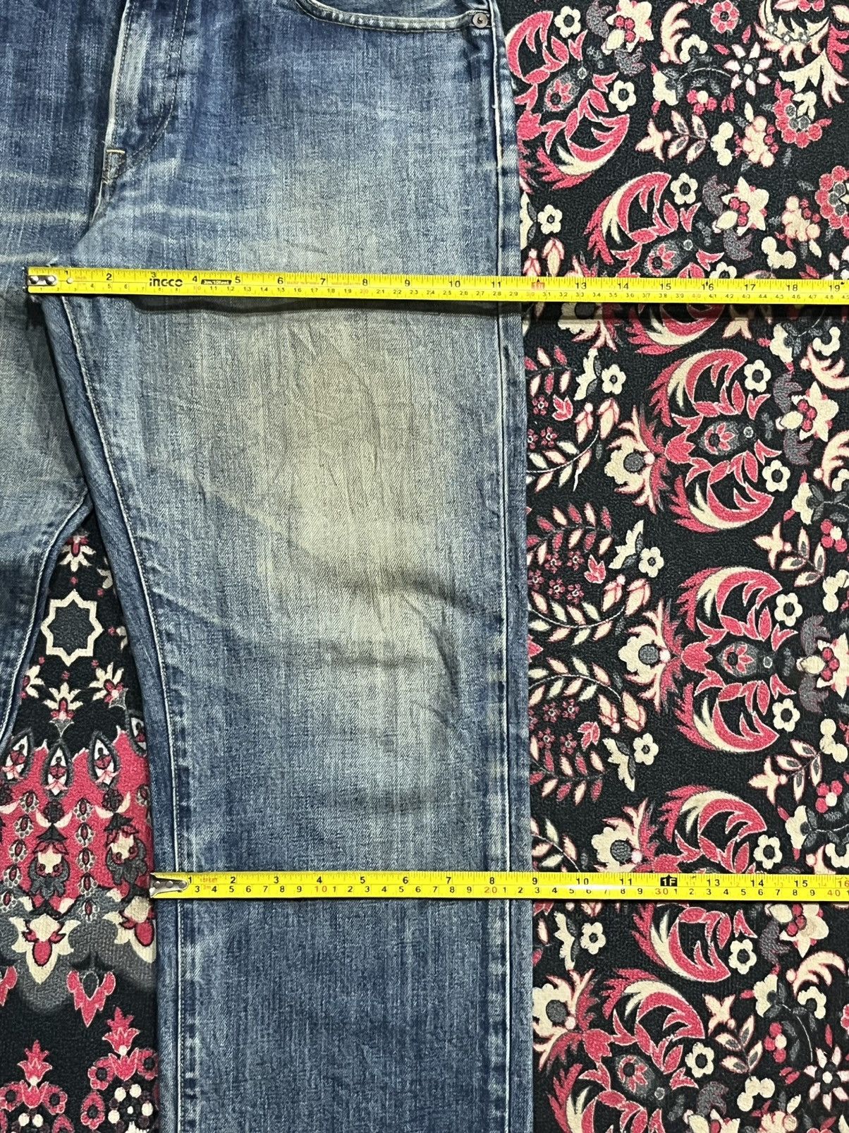 Undercover × Uniqlo Vintage Y2K Uniqlo Blue Faded Washed Straight Leg Jeans Size US 32 / EU 48 - 14 Thumbnail