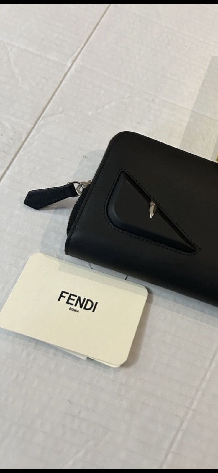 Fendi FENDI Monster Bug Eyes Leather Long Round Wallet Authentic Size ONE SIZE - 3 Thumbnail