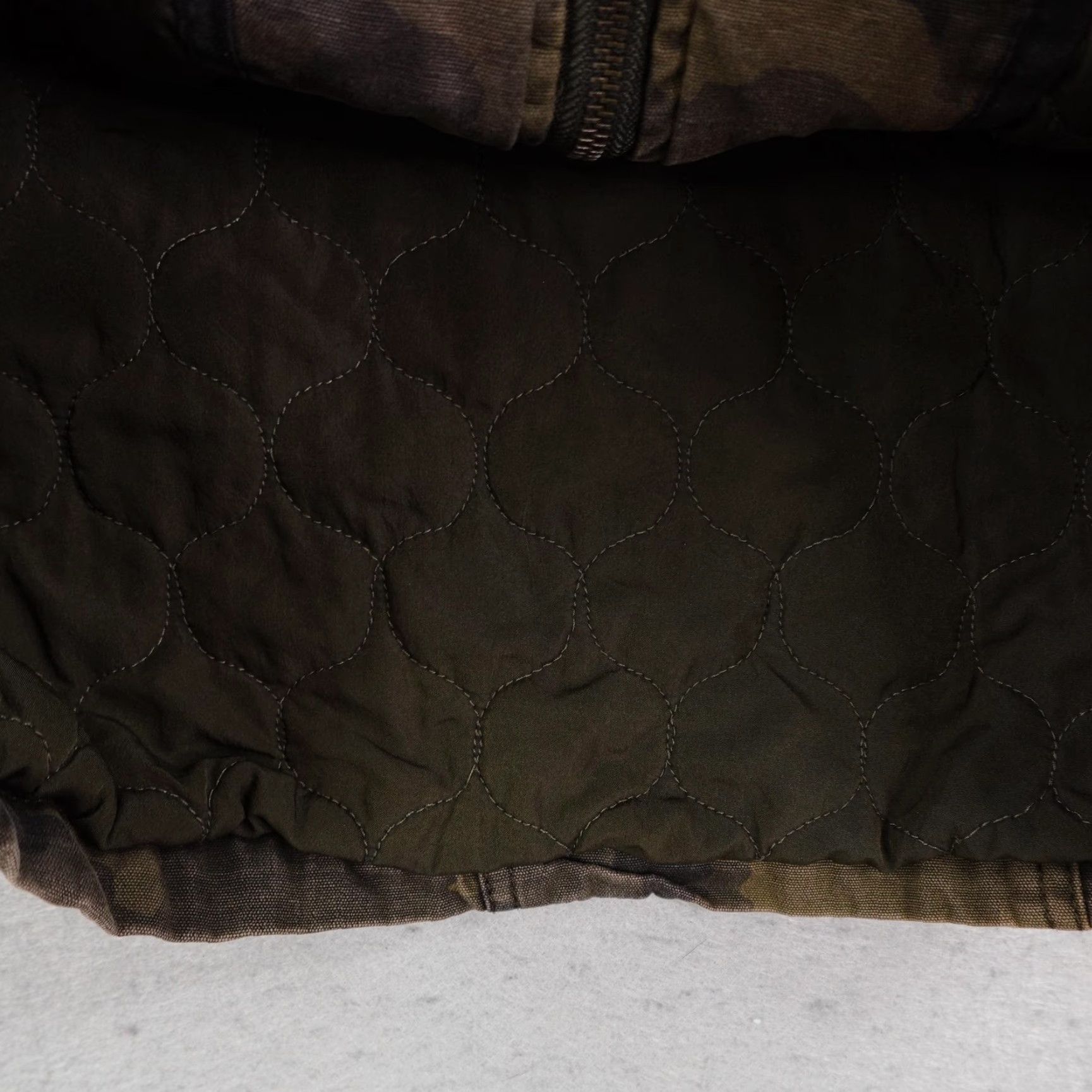 Levi's Levis Jacket Mens Small Green Camo Field Utility Chore Coat Quilted Full Zip Up Size US S / EU 44-46 / 1 - 4 Thumbnail