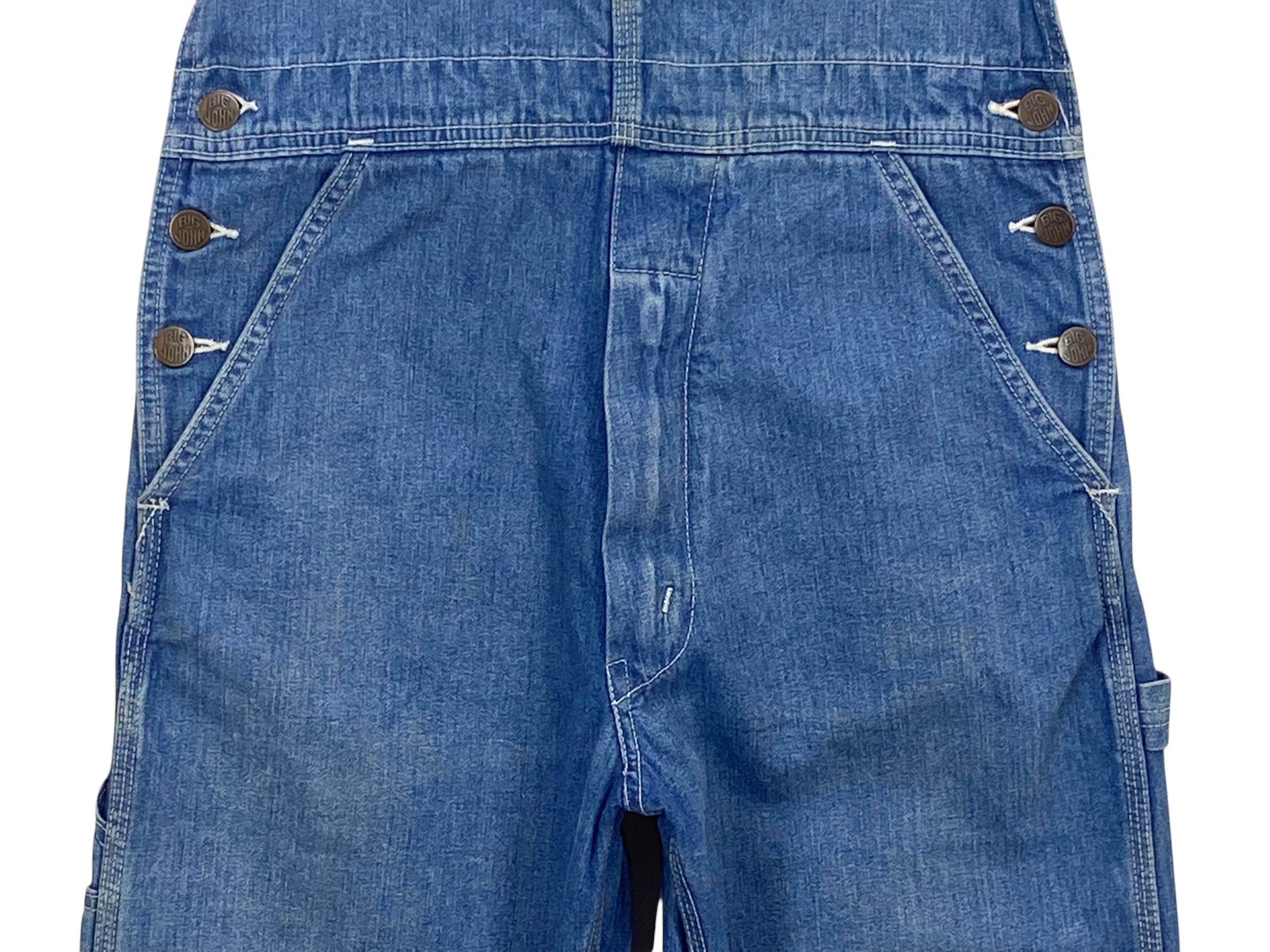 Other Big John Denim Bib Overalls Hip Hop Skateboards Workwear Size US 28 / EU 44 - 4 Thumbnail