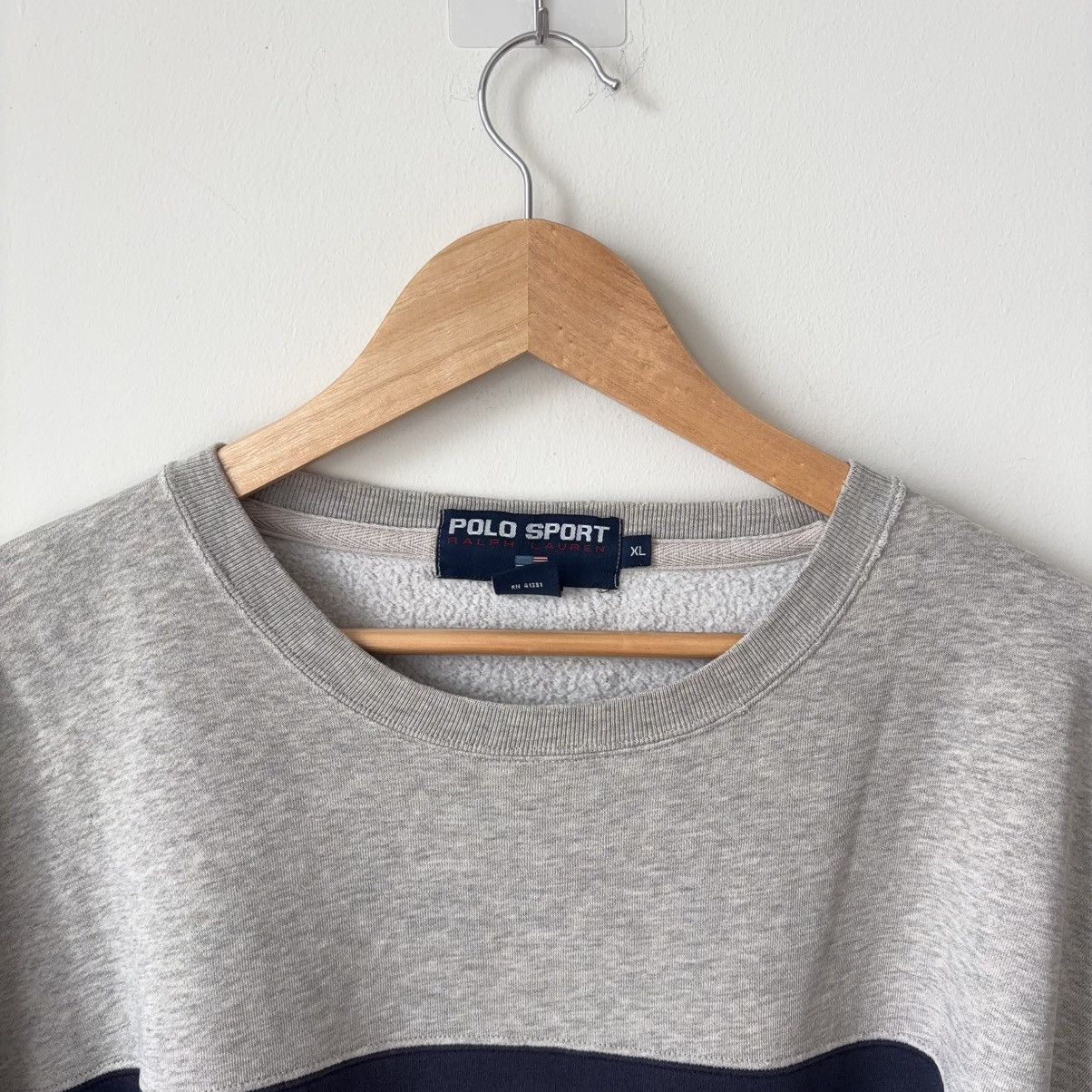 Polo Ralph Lauren Vintage Polo Sport K-Swiss Shield Sweatshirt Crewneck 90s Size US XL / EU 56 / 4 - 3 Thumbnail