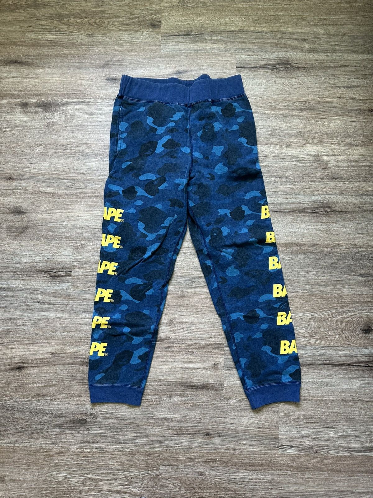 Bape BAPE Blue Camo Sweatpants bathing ape Y2K rare Size US 30 / EU 46 - 1 Thumbnail