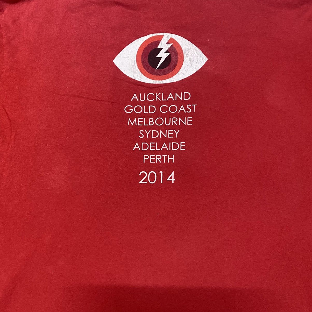 Band Tees Pearl Jam Lightning Bolt Tour 2014 Australia Size US XL / EU 56 / 4 - 10 Thumbnail
