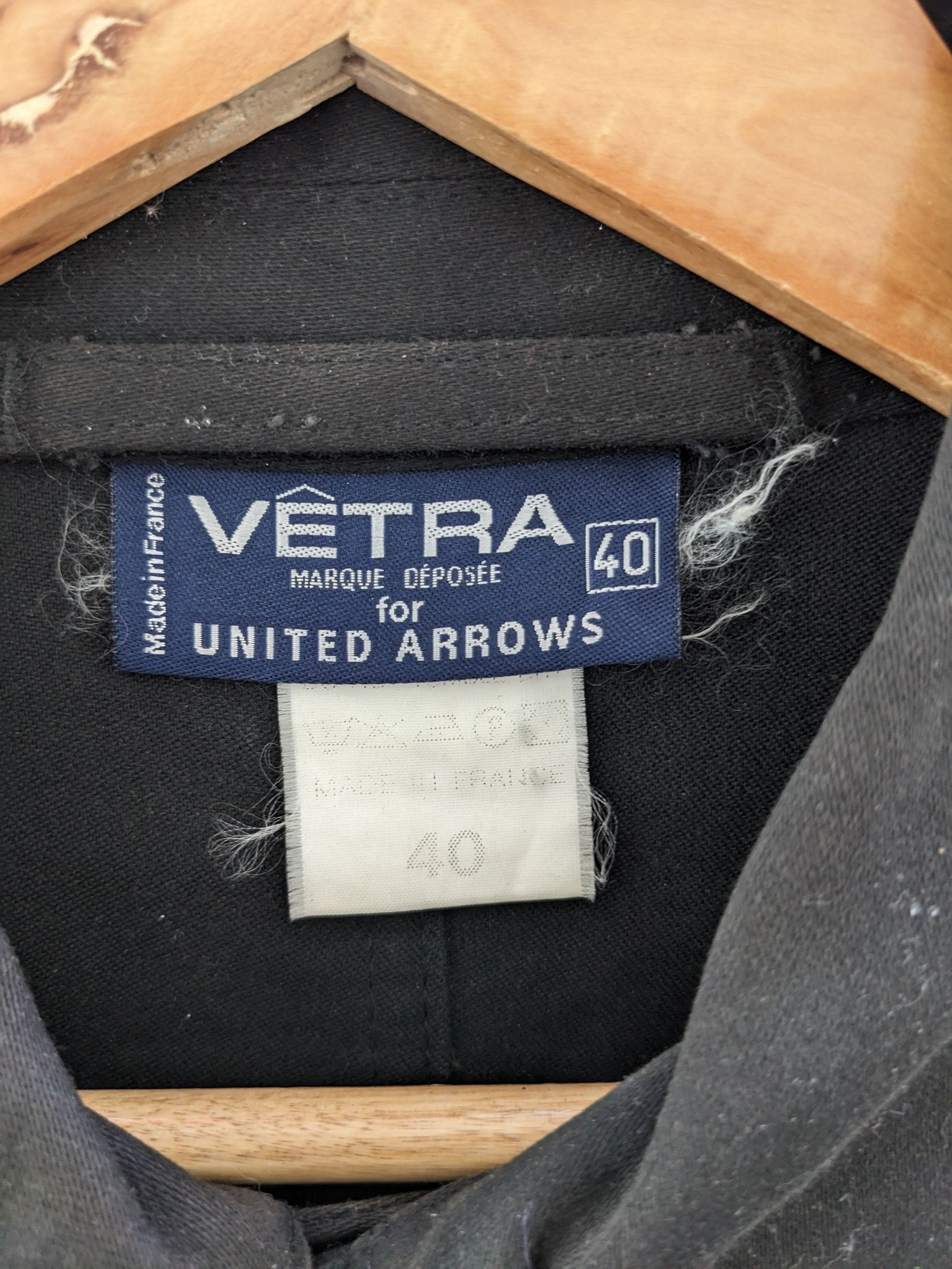 United Arrows × Vetra × Vintage Vetra Marque Deposee For United Arrows Coat Black Size M / US 6-8 / IT 42-44 - 9 Thumbnail