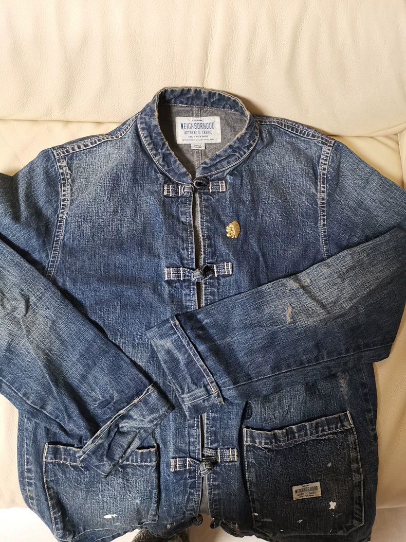 Neighborhood NEIGHBORHOOD Denim Tang Suit Jacket Size US S / EU 44-46 / 1 - 1 Thumbnail