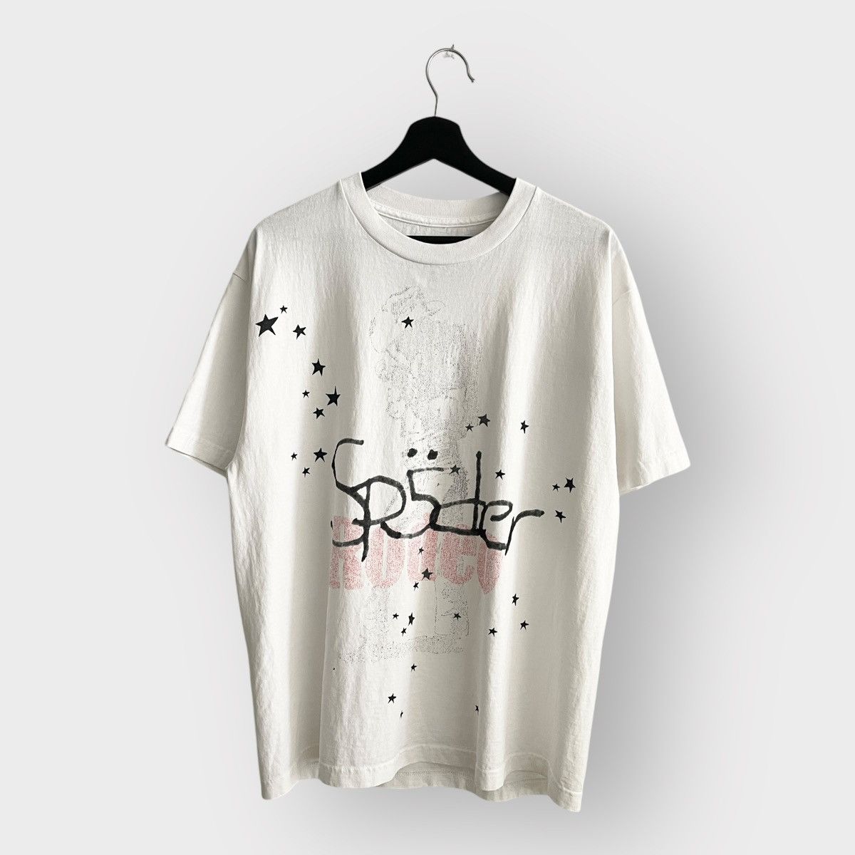 Sp5der × Travis Scott RARE! Sp5der x Cactus Jack days before rodeo Tee ...