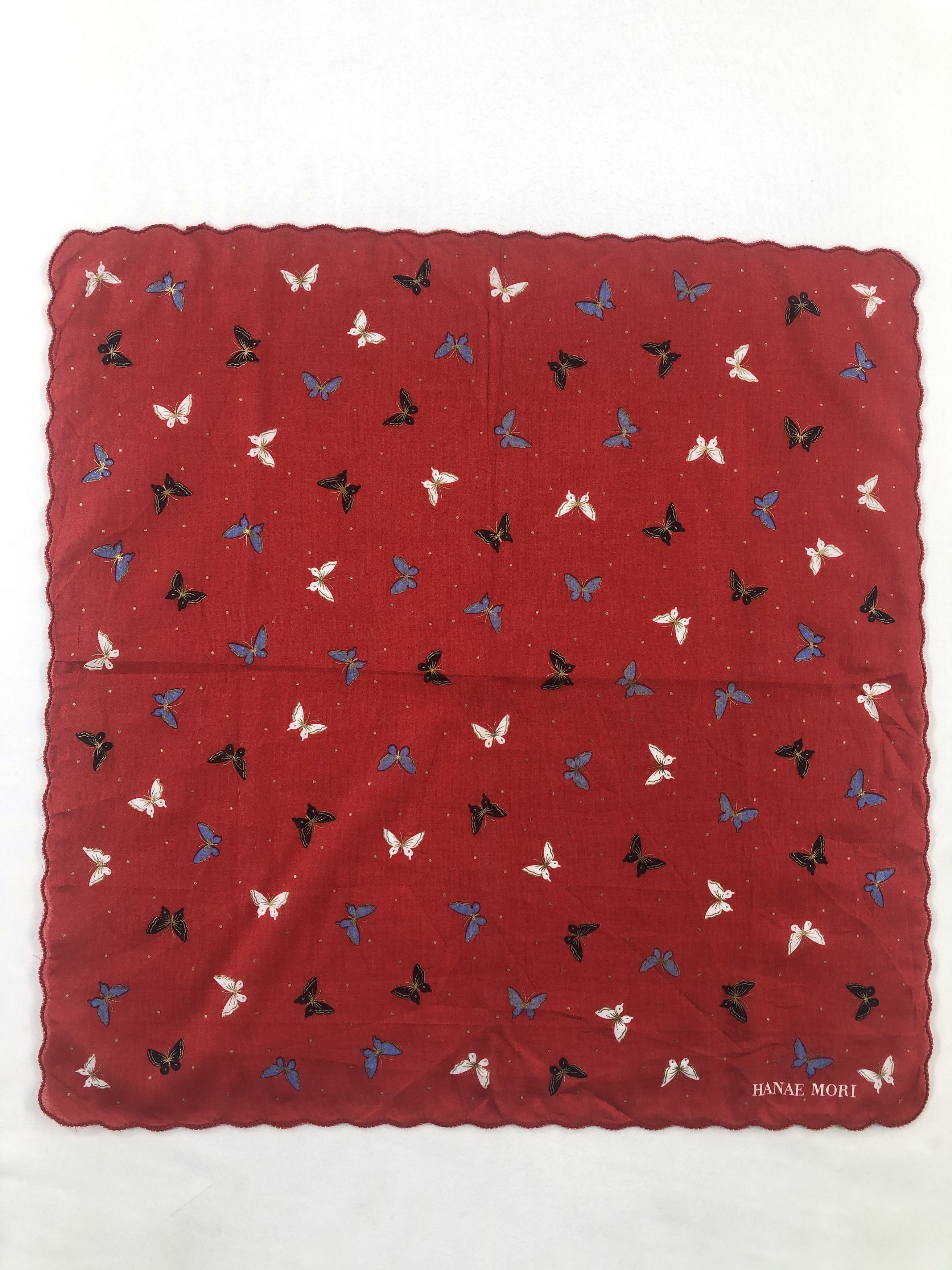 Hanae Mori × Japanese Brand × Vintage Hanae Mori Handkerchief / Bandana / Neckerchief Size ONE SIZE - 2 Thumbnail
