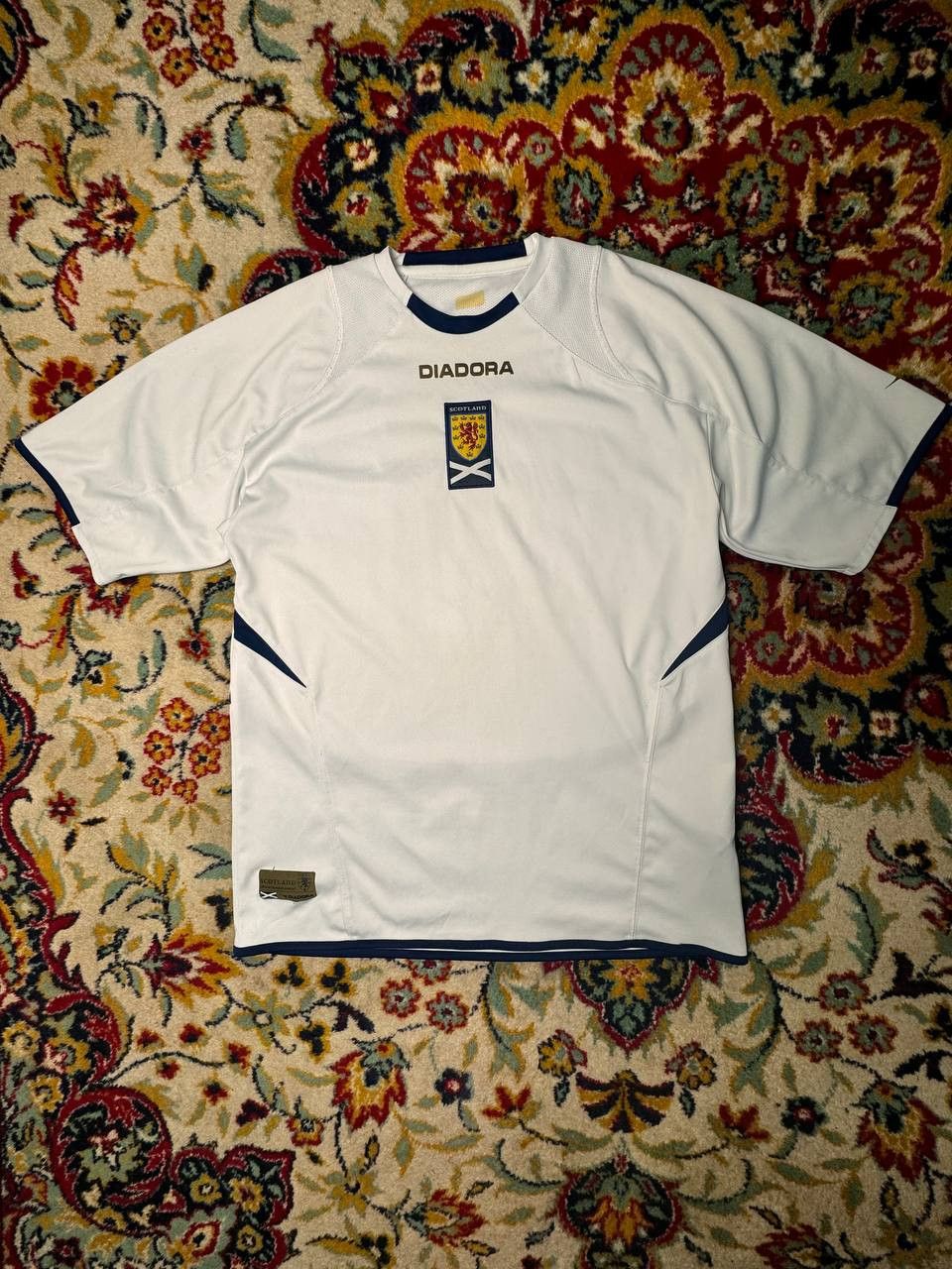 Diadora SCOTLAND 2004/2005 TRAINING SOCCER FOOTBALL SHIRT JERSEY Size US L / EU 52-54 / 3 - 1 Thumbnail