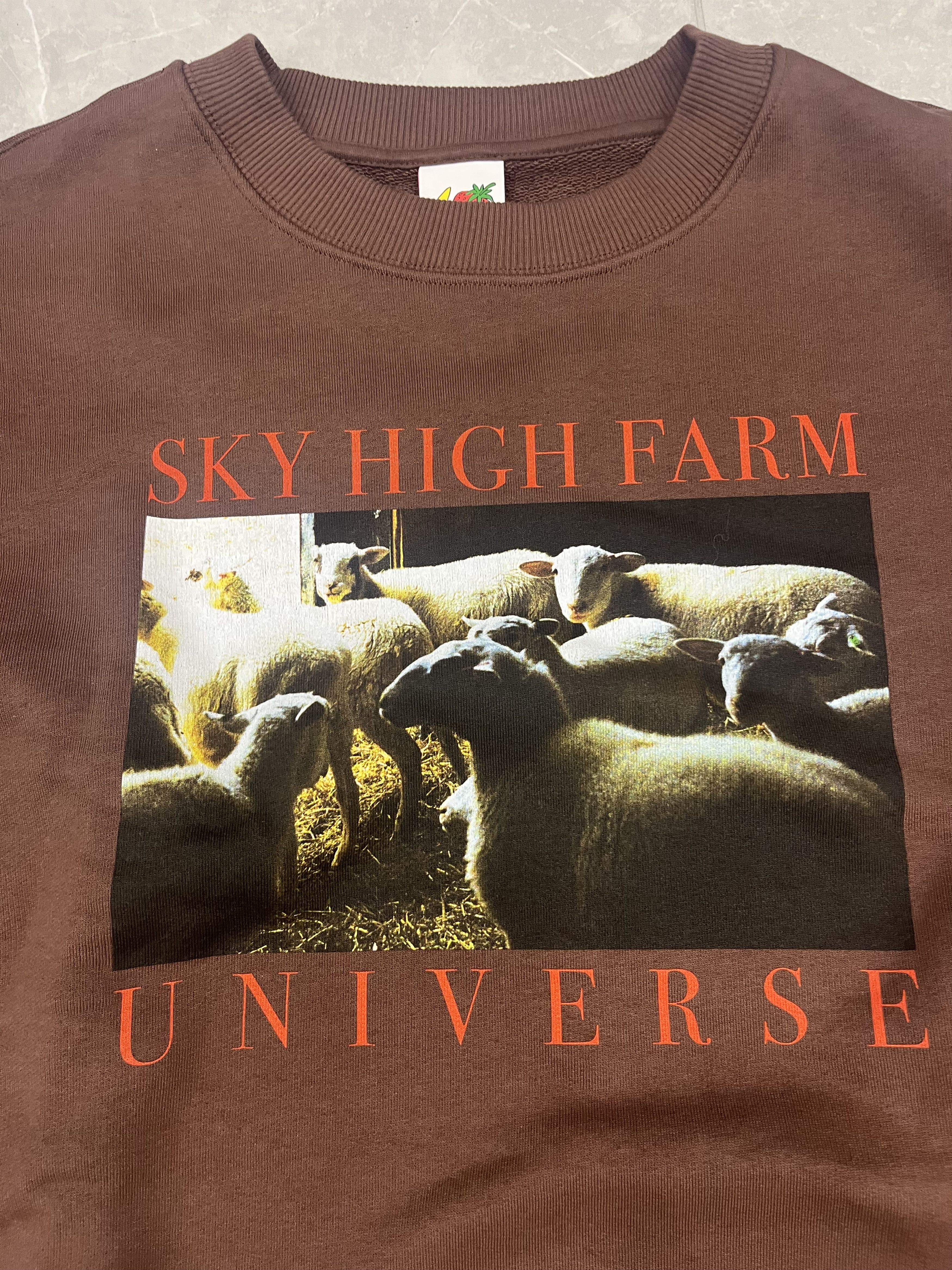 Sky High Farm Workwear SHF Universe Sheep Crewneck Brown Size US M / EU 48-50 / 2 - 9 Thumbnail