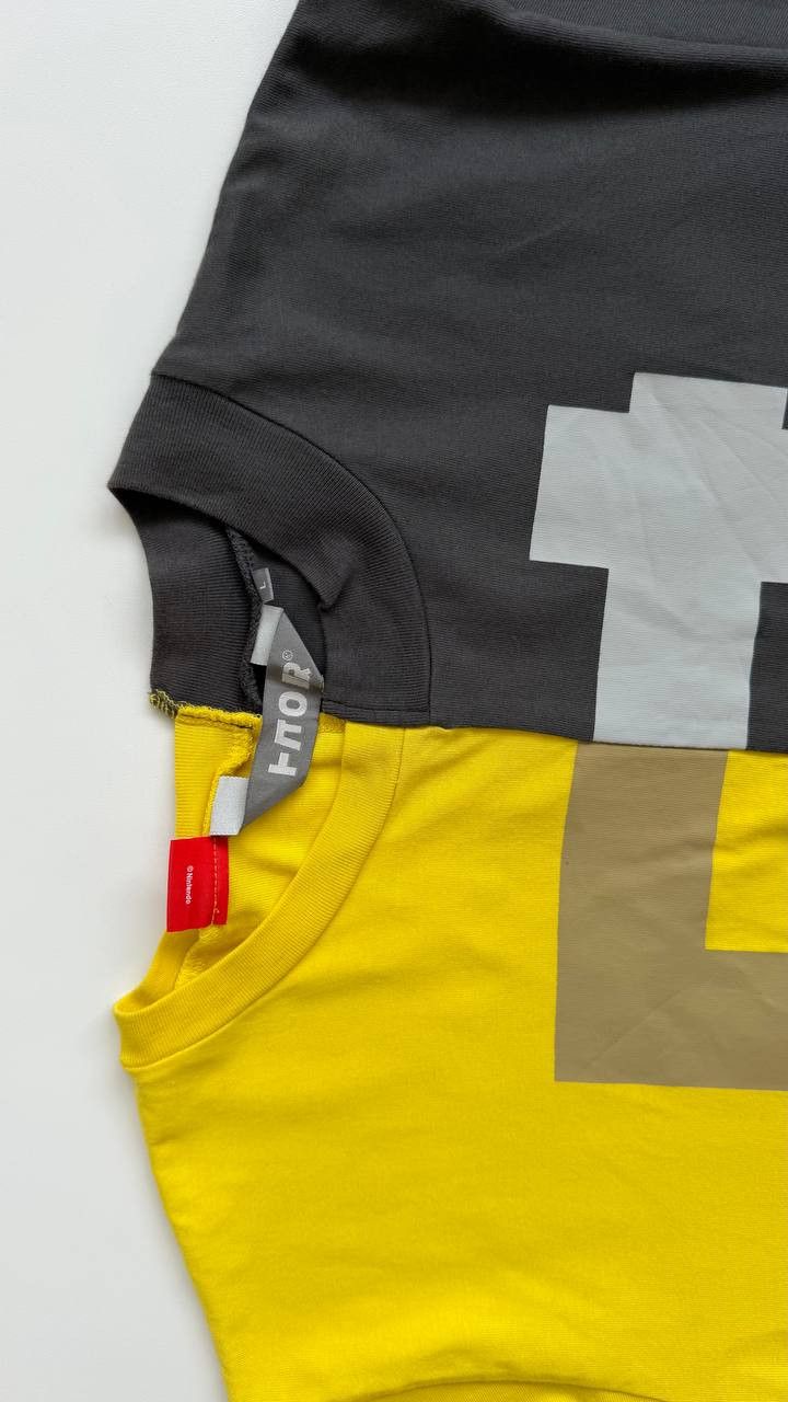 Other Splatoon 3 Official Tee – Yellow/Black Split / Size L Size US L / EU 52-54 / 3 - 6 Thumbnail