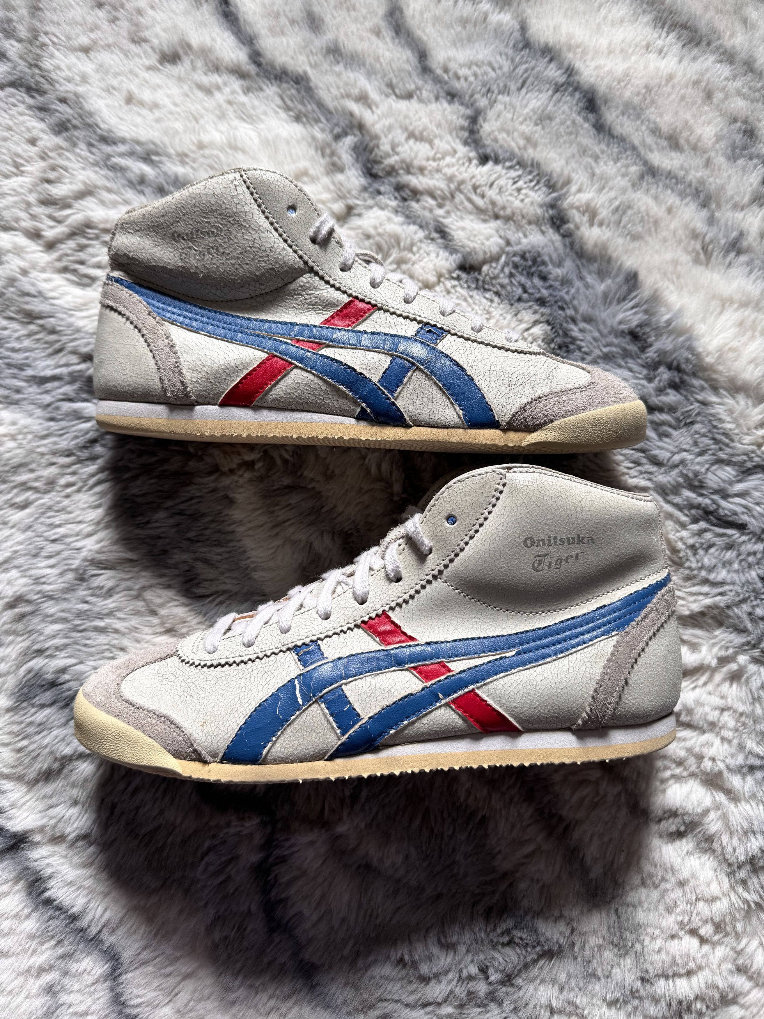 Vintage Asics Onitsuka Tiger Hi-Top Sneaker Mexico Rare Y2K
