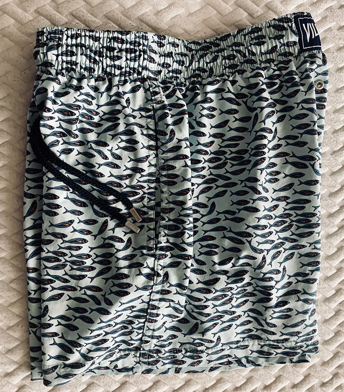 Vilebrequin VILEBREQUIN GULF STREAM STRETCH SWIM SHORTS IN THALASSA M Size US 33 - 6 Thumbnail