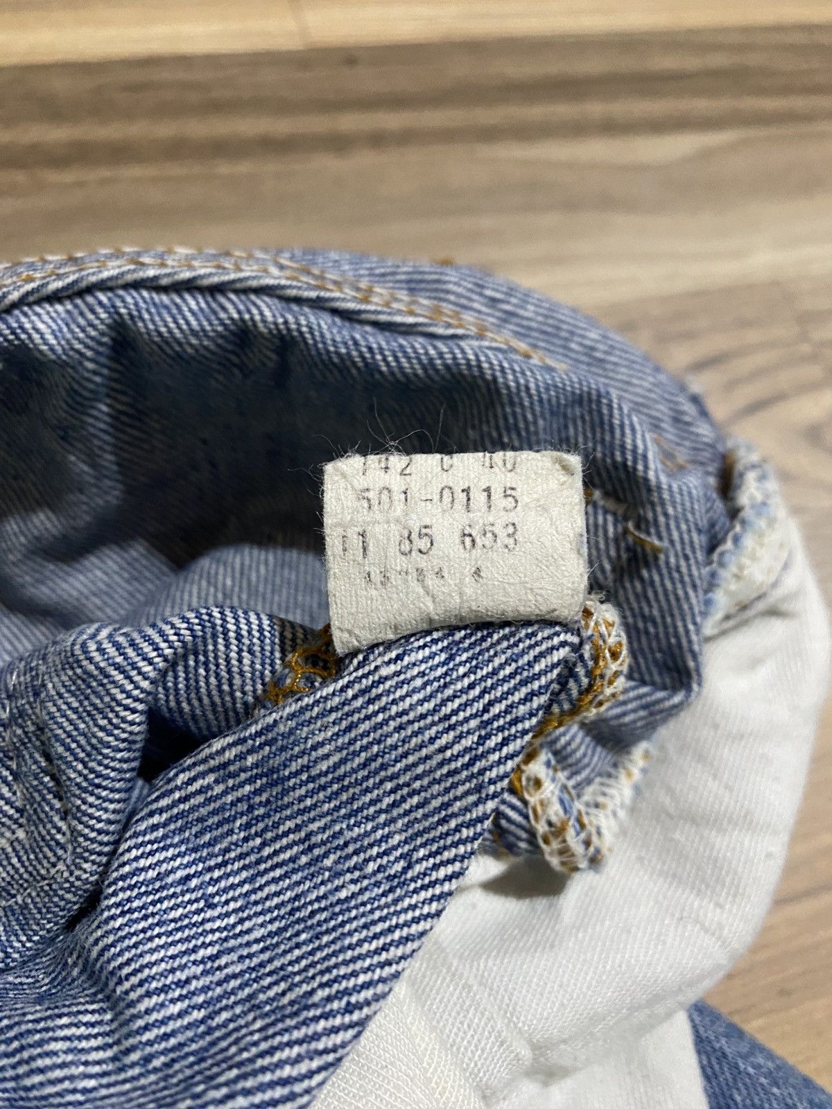 Levi's × Levi's Vintage Clothing × Vintage VINTAGE LEVIS 501 365 DISTRESSED JEANS Size US 29 - 11 Thumbnail