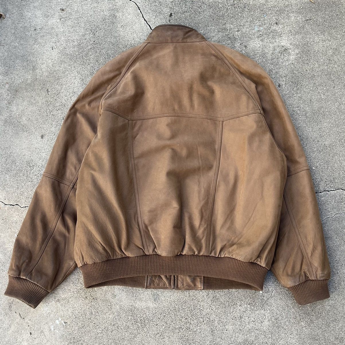 Members Only × Vintage Vintage Leather Members Only Jacket Size US L / EU 52-54 / 3 - 2 Thumbnail