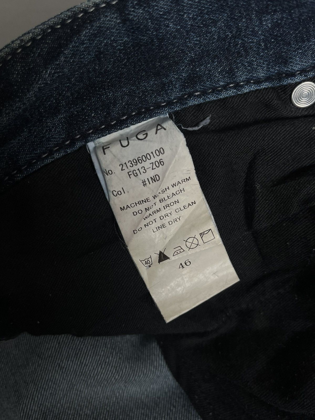 GOSTAR DE FUGA FUGA JAPANESE 00’s VINTAGE DENIM DISTRESSED PANTS JEANS VKEI Size US 30 / EU 46 - 11 Thumbnail