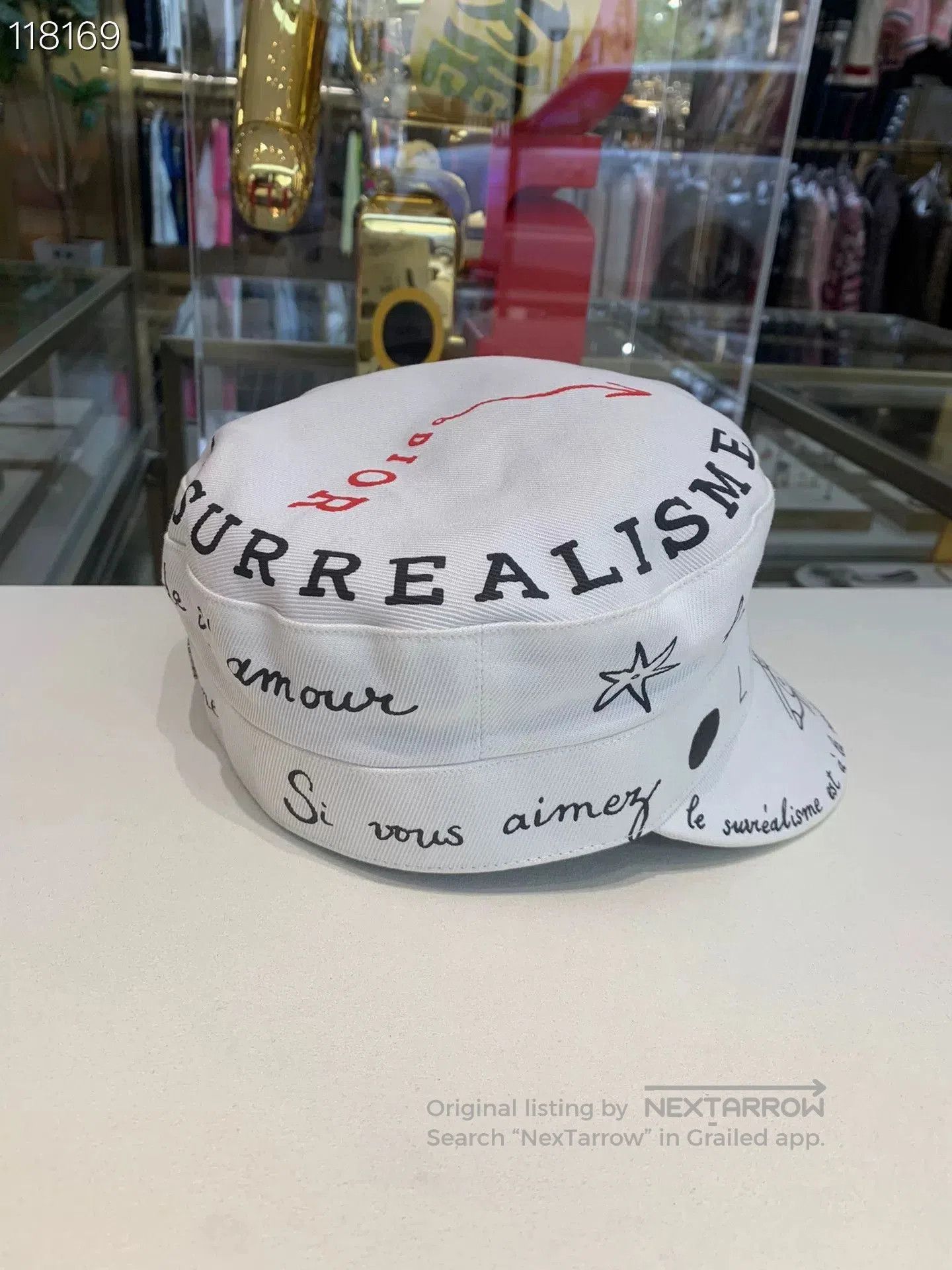 Dior Dior Limited Edition Graffiti Print Sailor Newsboy Cap. Size ONE SIZE - 2 Thumbnail