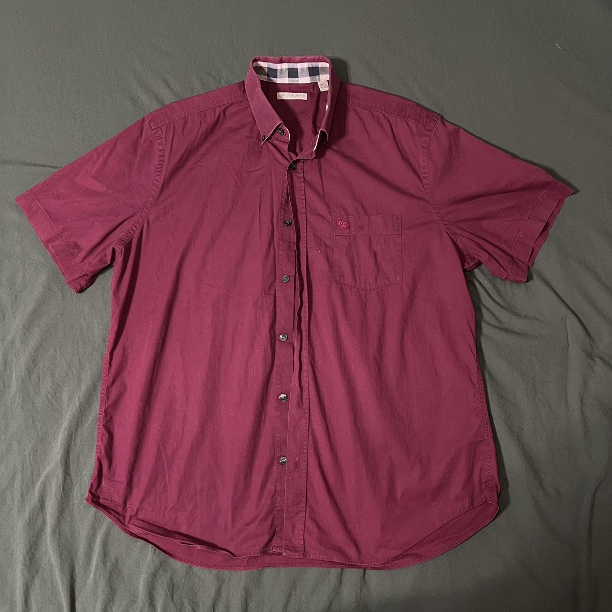 Burberry Burberry button up and plaid collar shirt Size US XL / EU 56 / 4 - 2 Thumbnail