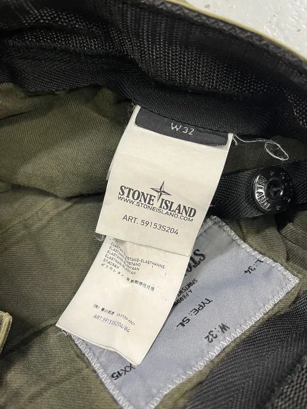 Stone Island Stone Island Khaki Green Cargo Pants Size US 31 - 14 Thumbnail