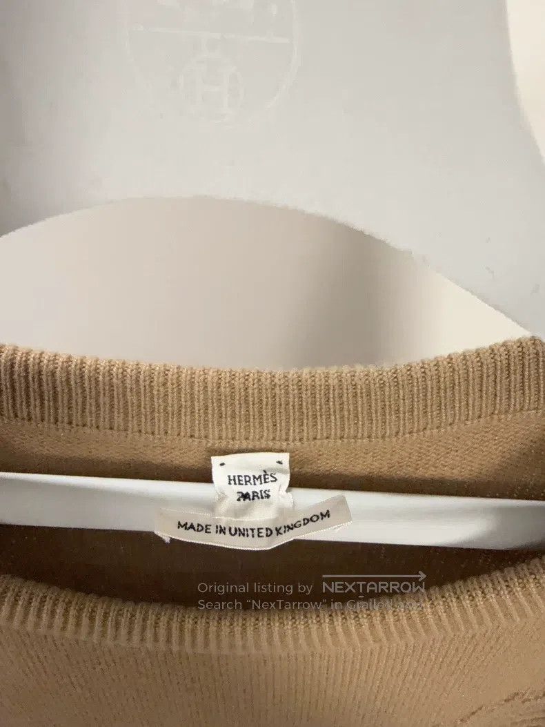 Hermes Hermes Cashmere crew neck sweater Size S / US 4 / IT 40 - 8 Thumbnail