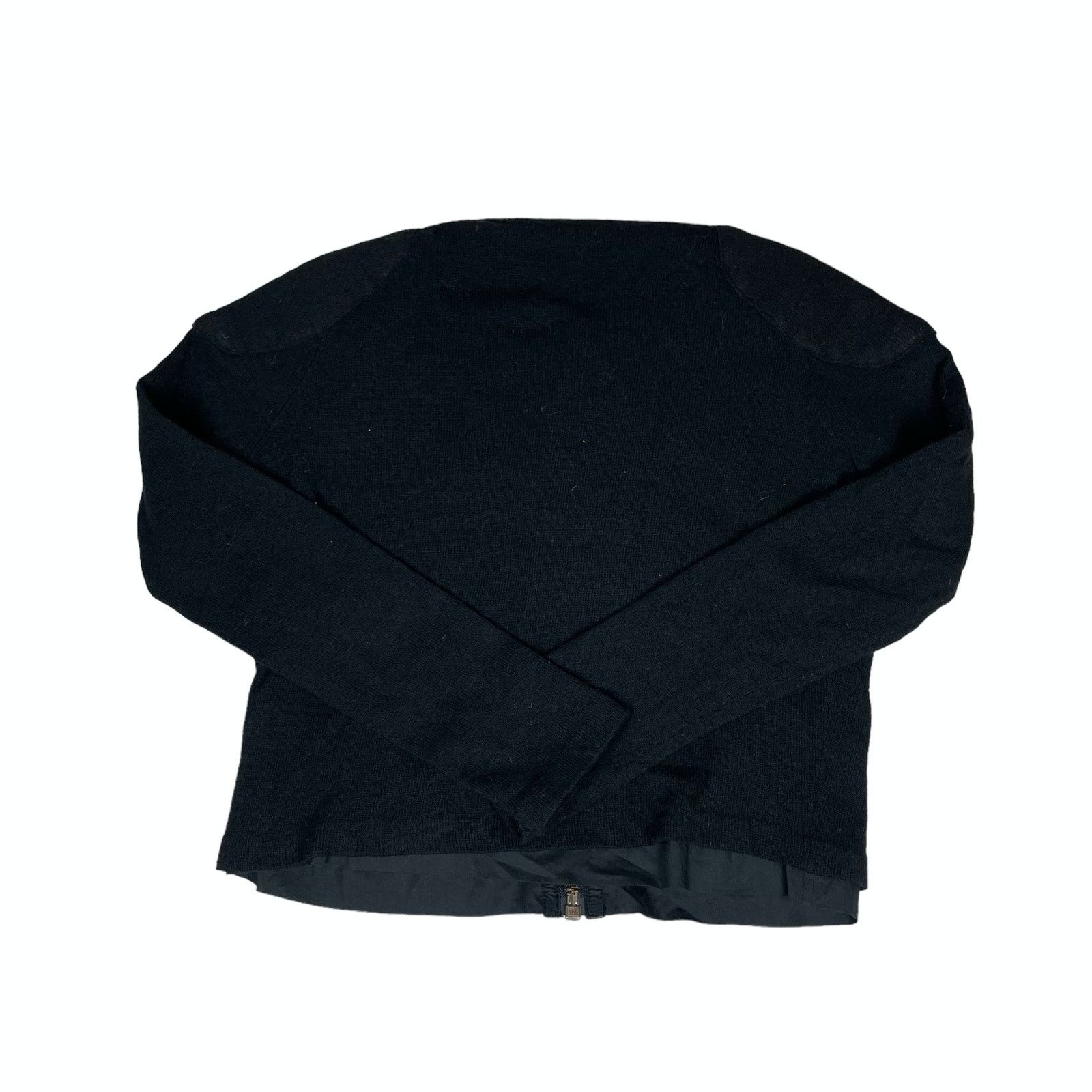 Acne Studios Acne Women's Black Wool Full Zip Cropped Fleece Jacket Small Size S / US 4 / IT 40 - 10 Thumbnail