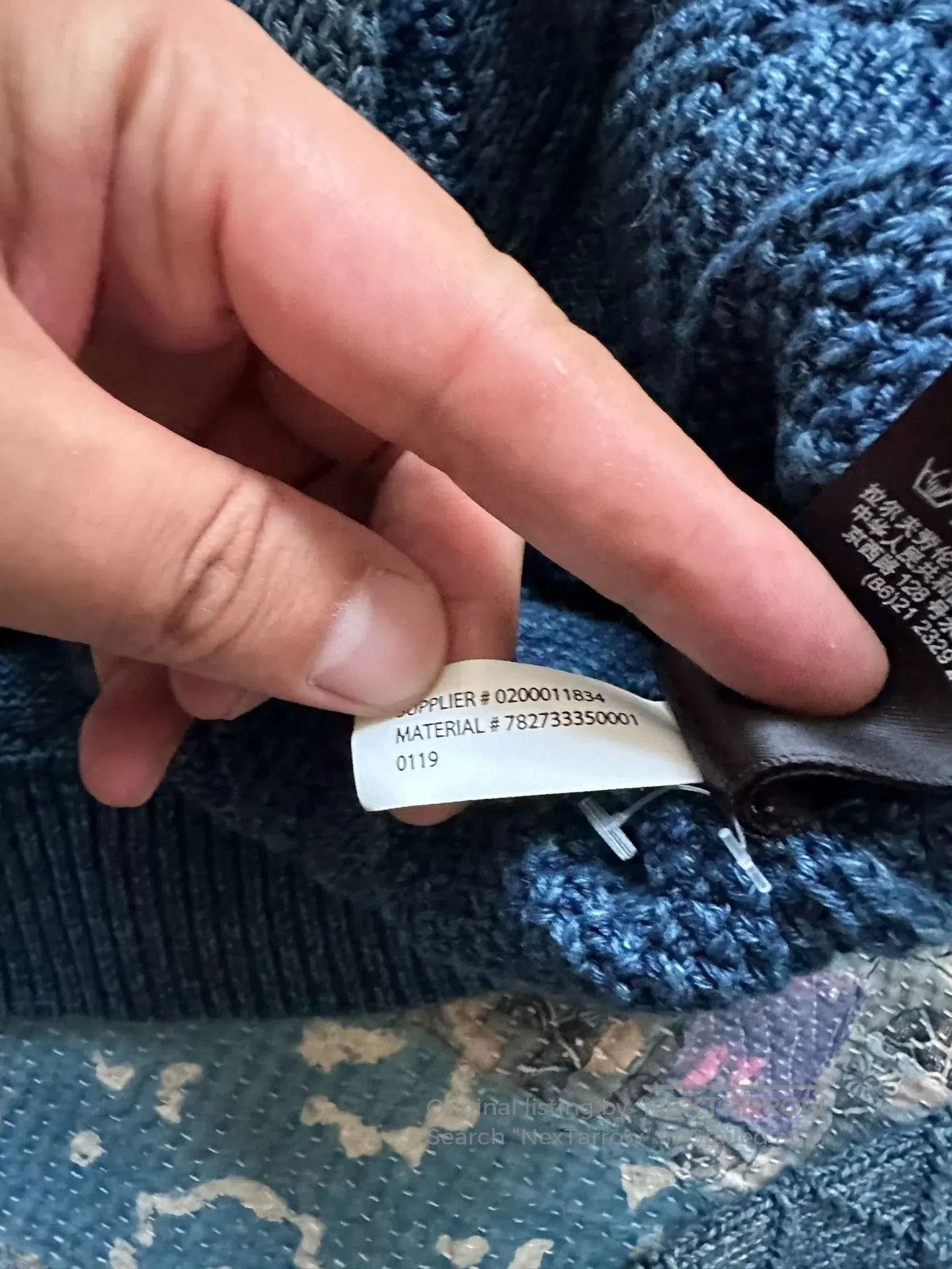 RRL Ralph Lauren RRL Blue Dyed Wool Knit Sweater. Size US M / EU 48-50 / 2 - 4 Thumbnail