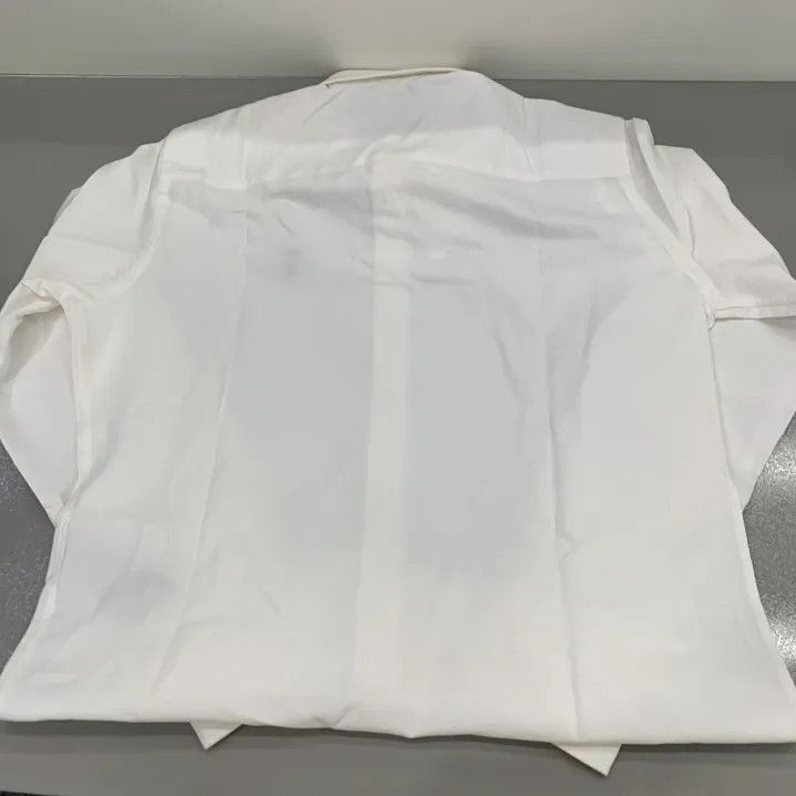 AMI AMIPARIS White Embroidered Long Sleeve Shirt -2507 Size US M / EU 48-50 / 2 - 2 Thumbnail