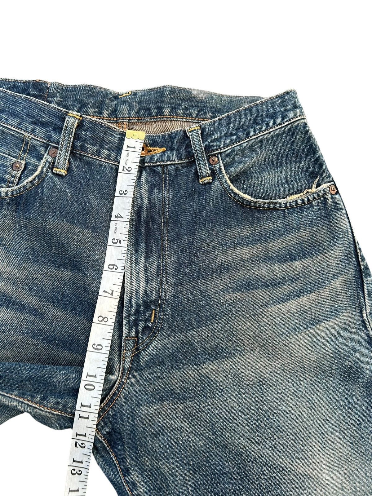 Kapital Vintage Edwin 505 Selvedge Rusty Mudwash Denim Jeans Size US 31 - 17 Thumbnail