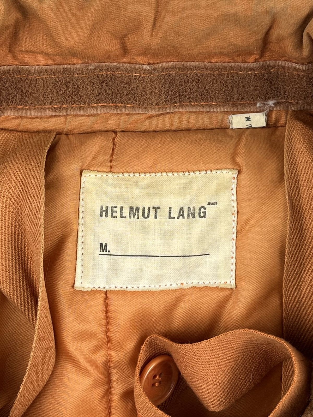 AW99 Helmut Lang Fur Astro Biker Jacket Runway Iron Orange