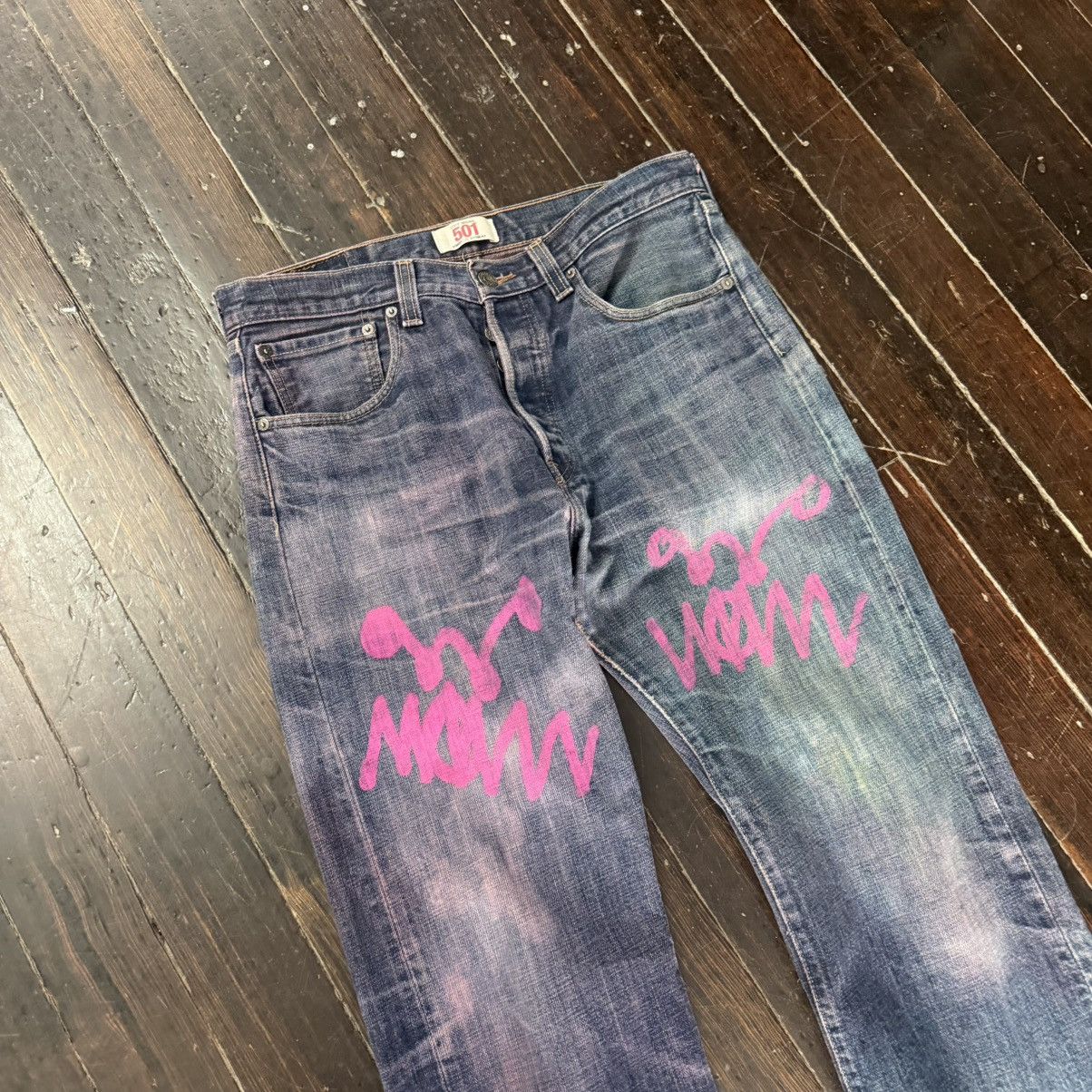 Asspizza asspizza 2018 levis 501 denim Size US 32 / EU 48 - 2 Thumbnail