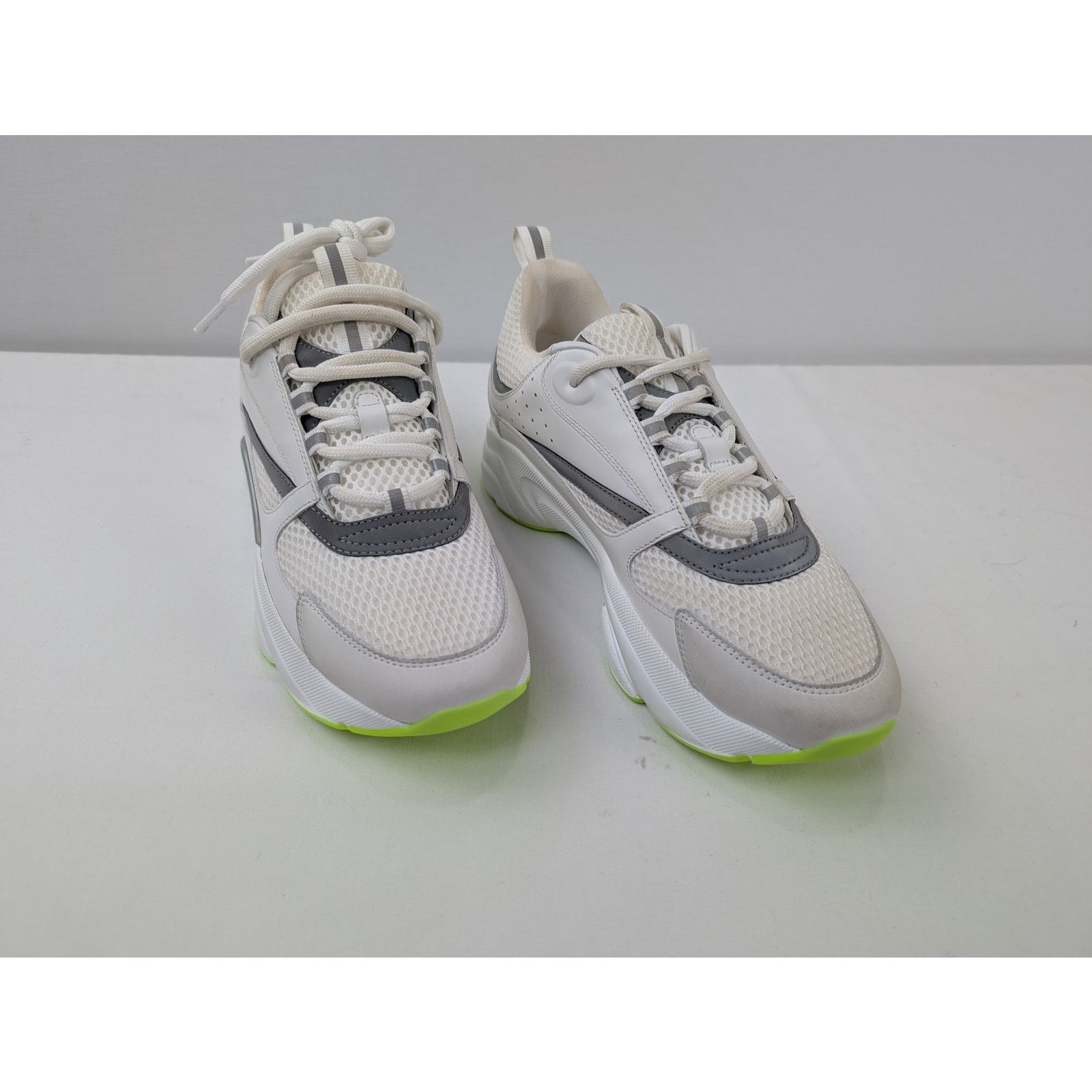 Dior o1rshd1 B22 Sneakers in White Silver Fluo Green Size US 8 / EU 41 - 7 Thumbnail