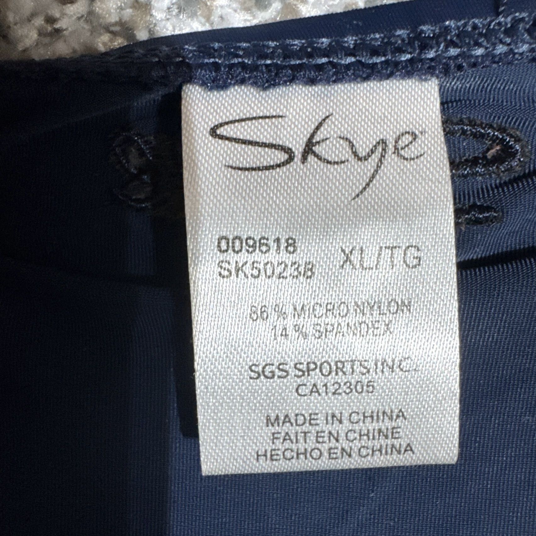 Vintage Skye Bikini Bottom Womens Size XL Tie Dye Waist Boho Chic Swimwear Beach Retro Size 40" / US 18 - 8 Thumbnail
