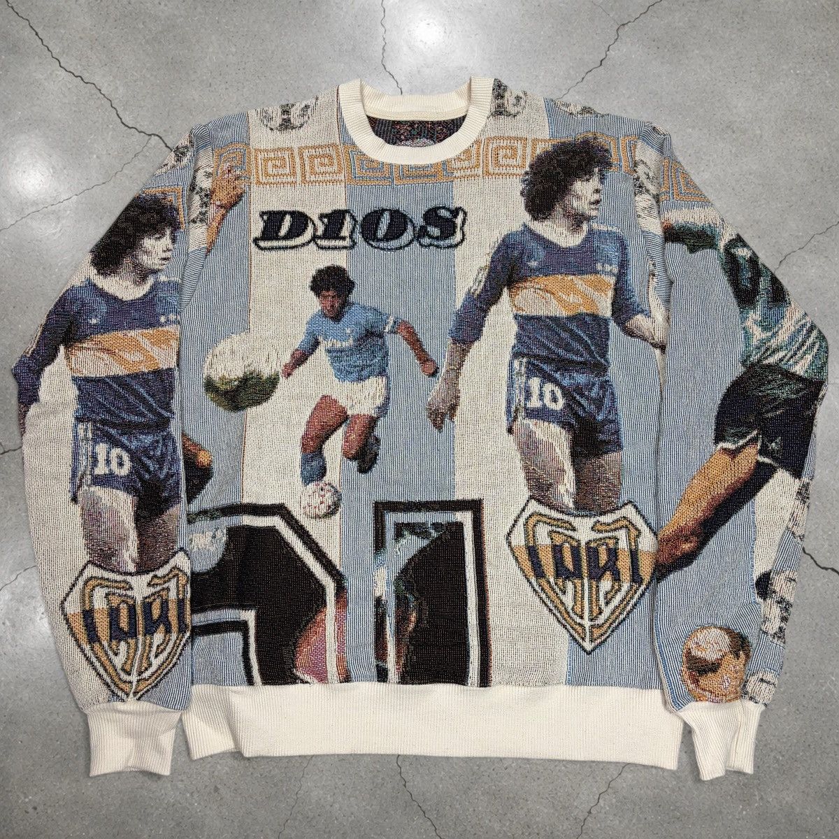 Other Diego Armando Maradona Knit Sweater Saturdays Football SZ S Size US S / EU 44-46 / 1 - 1 Thumbnail
