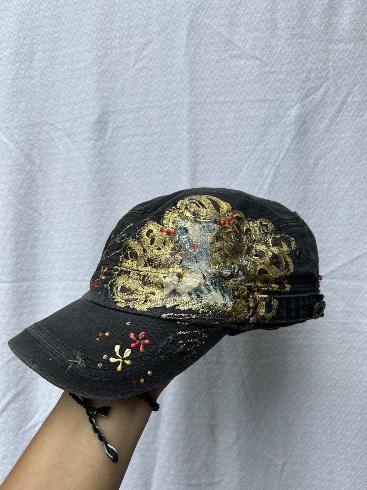 14th Addiction × 20471120 × Japanese Brand Distressed cute girls style hats Size ONE SIZE - 2 Thumbnail