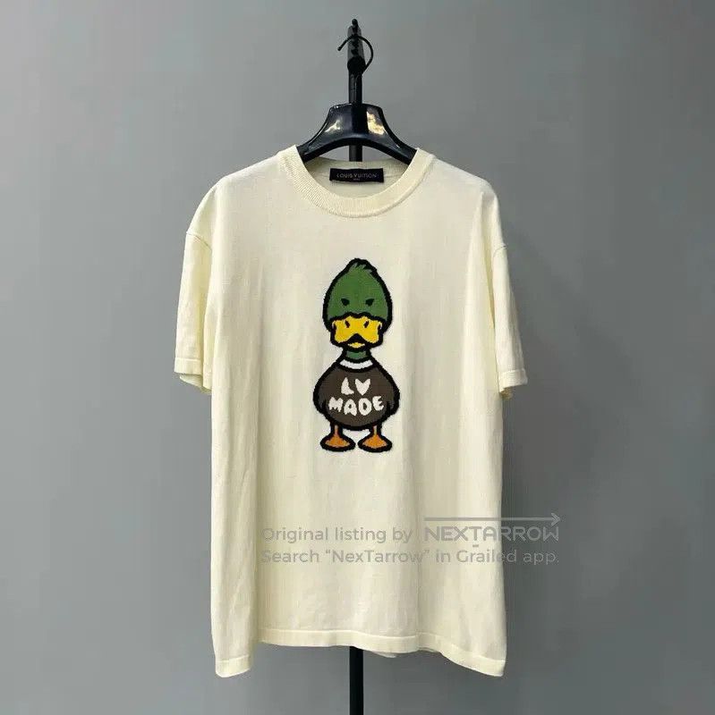 Louis Vuitton Louis Vuitton Summer Cream Cotton T. Size S / US 4 / IT 40 - 1 Thumbnail