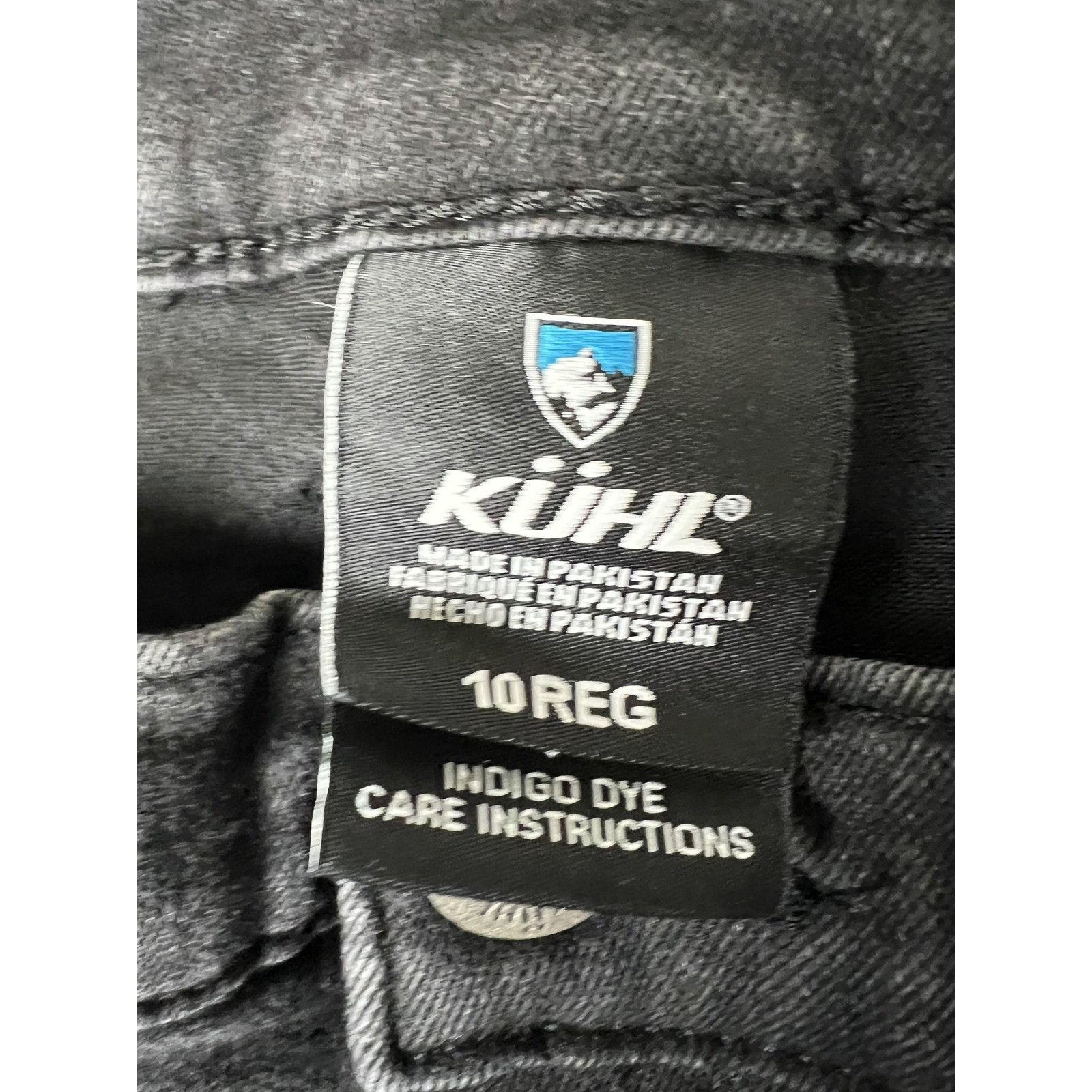Kuhl Kuhl Jeans Womens 10 Black Dark Wash Slim Fit Skinny Stretch Size 30" / US 8 / IT 44 - 3 Thumbnail