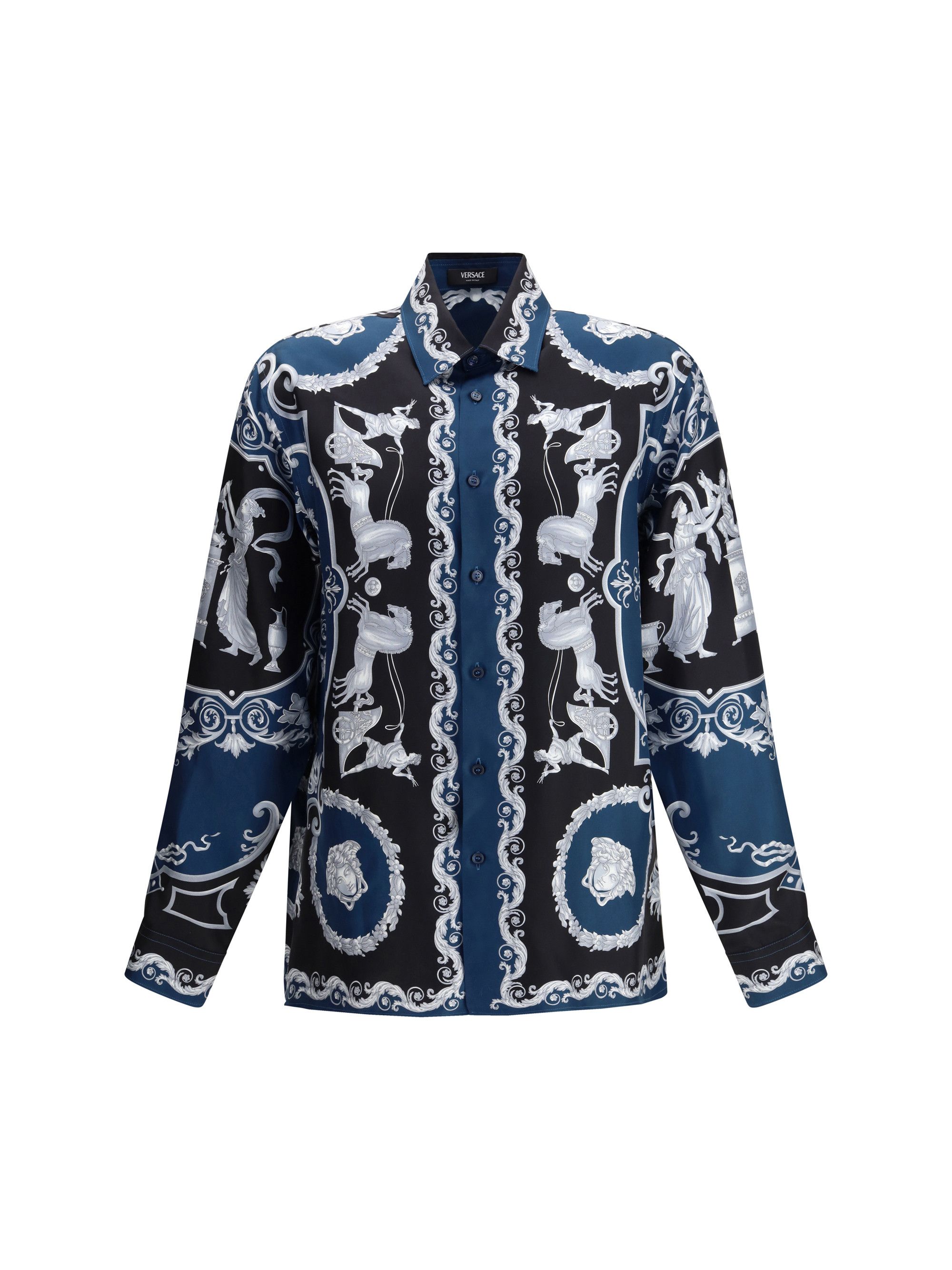 Versace Regular-fit printed silk twill Shirt Size US L / EU 52-54 / 3 - 1 Thumbnail