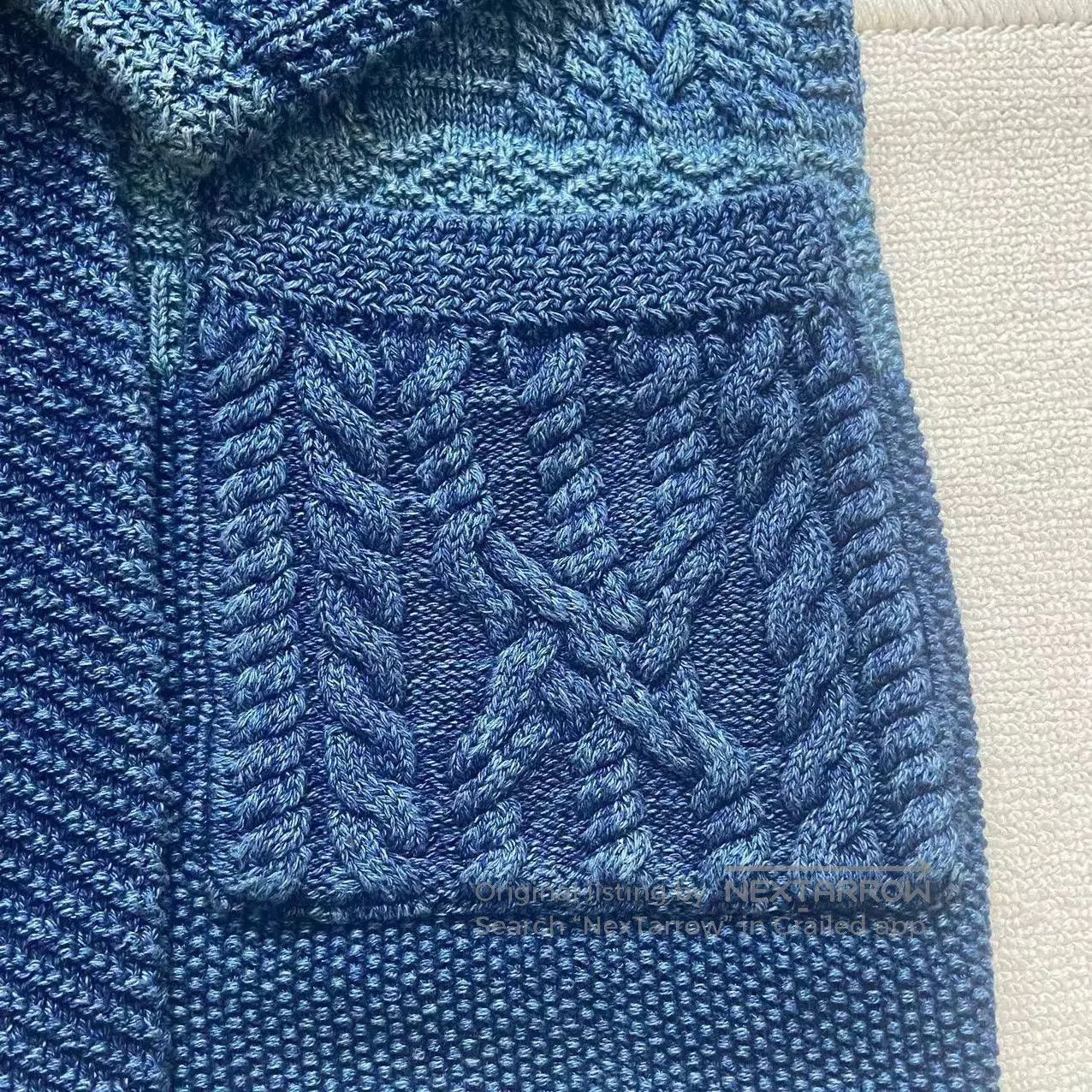 Polo Ralph Lauren Ralph Lauren 24 Spring Cotton Patchwork Knit Cardigan. Size XXL / US 16-18 / IT 52-54 - 9 Thumbnail