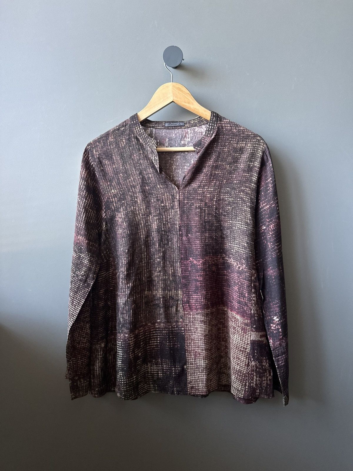 OSKA OSKA Abstract Print Relaxed Blouse Size M / US 6-8 / IT 42-44 - 1 Thumbnail