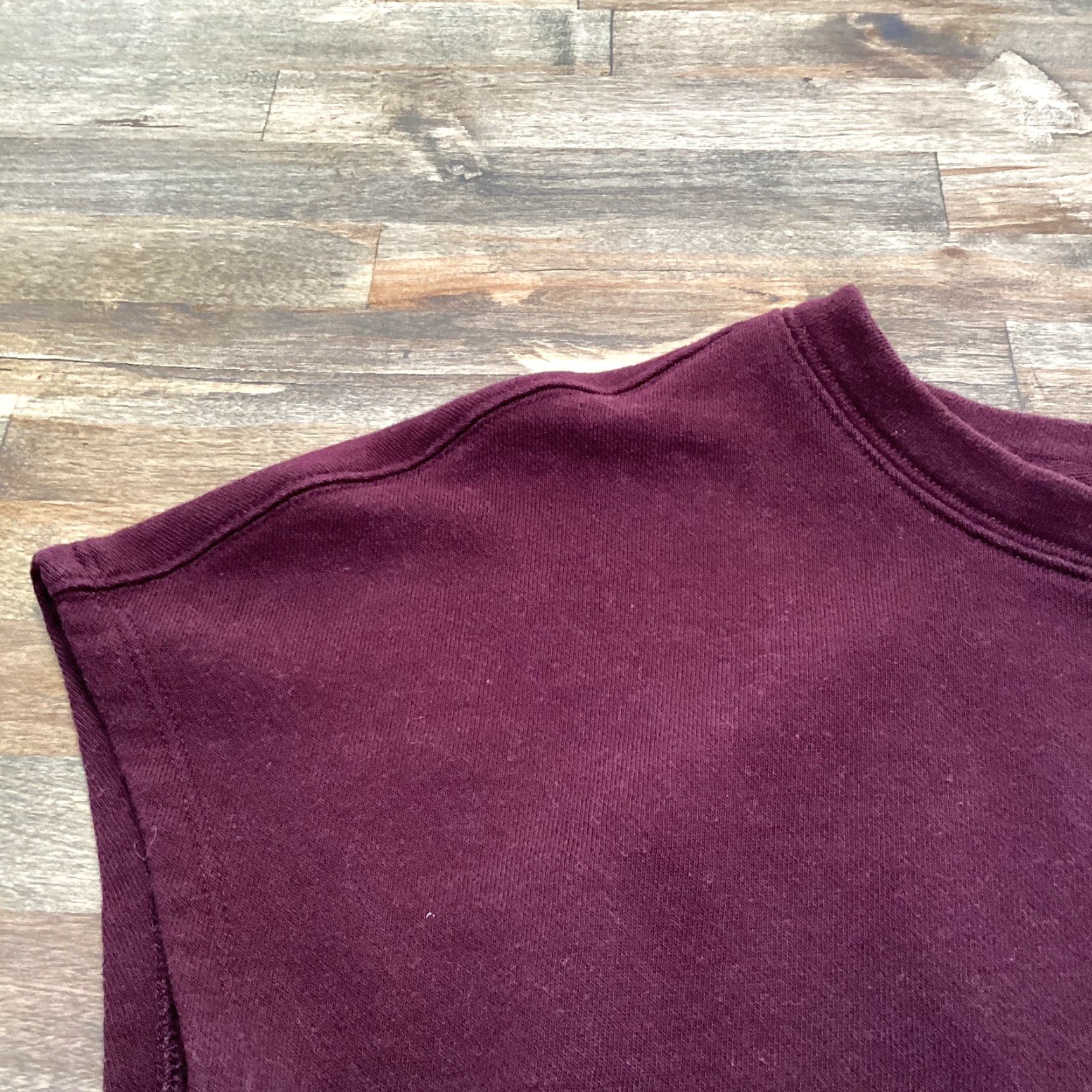Athleta Athleta Embrace Dress Women M Tall Burgundy Sweatshirt French Terry Tie Waist Pockets Size M / US 6-8 / IT 42-44 - 7 Thumbnail