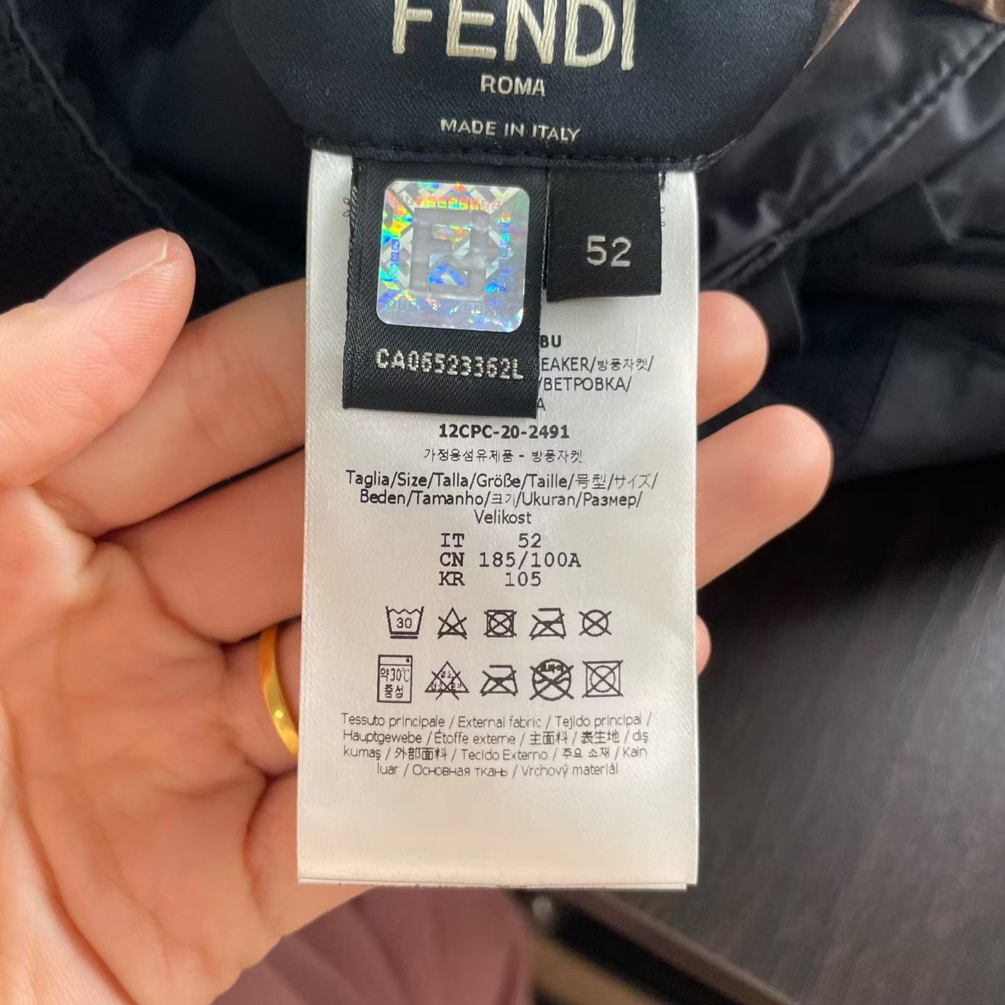 Fendi Fendi All-Over Monogram Reversible Jacket Size US L / EU 52-54 / 3 - 6 Thumbnail