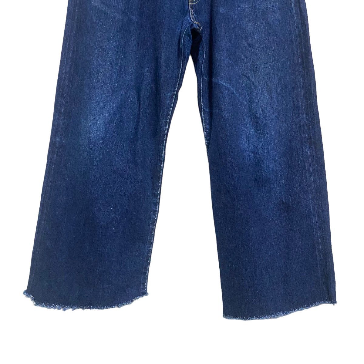 Yohji Yamamoto Vintage Yohji Yamamoto Pour Homme Asymmetrical Cropped Jeans Size US 32 / EU 48 - 7 Thumbnail