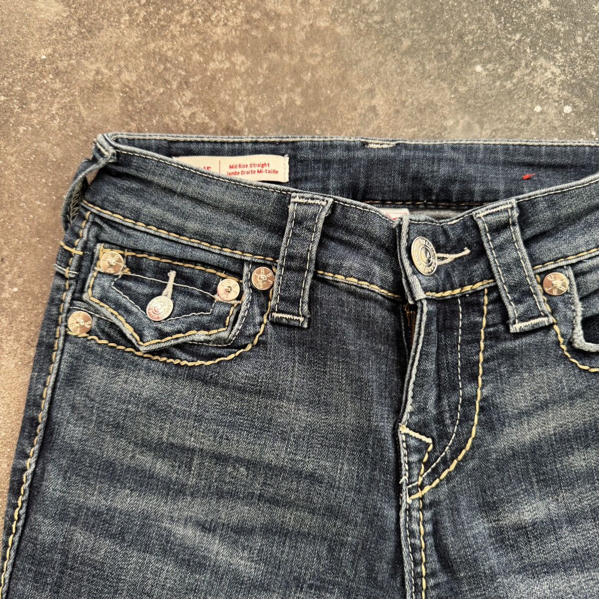 Japanese Brand × True Religion True Religion Billie Vintage Y2K Straight Jeans Size 25" / US 0 / IT 36 - 5 Thumbnail