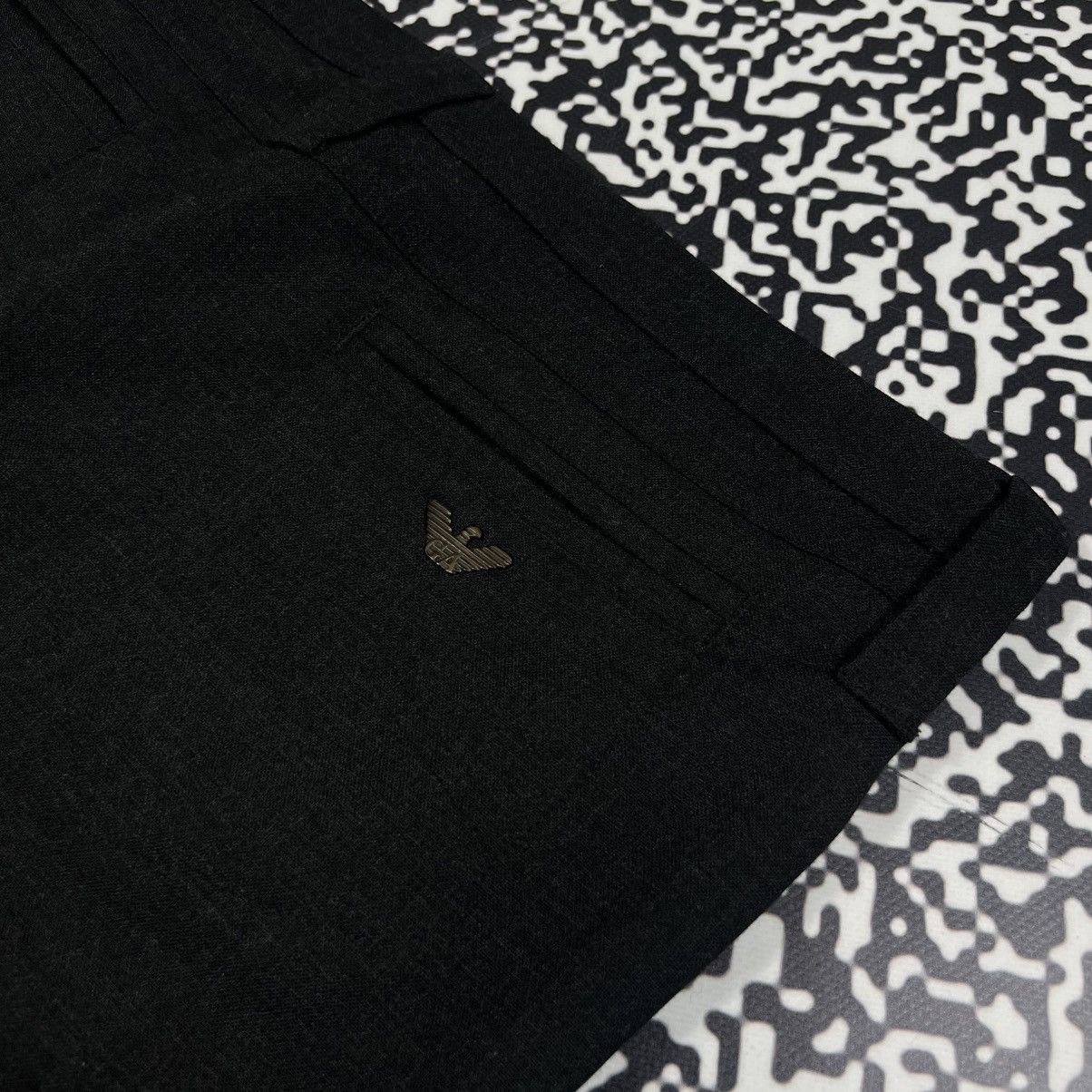 Armani Vintage Y2K Armani Jeans Luxury Flared Wide Classic Pants Size 29" - 10 Thumbnail