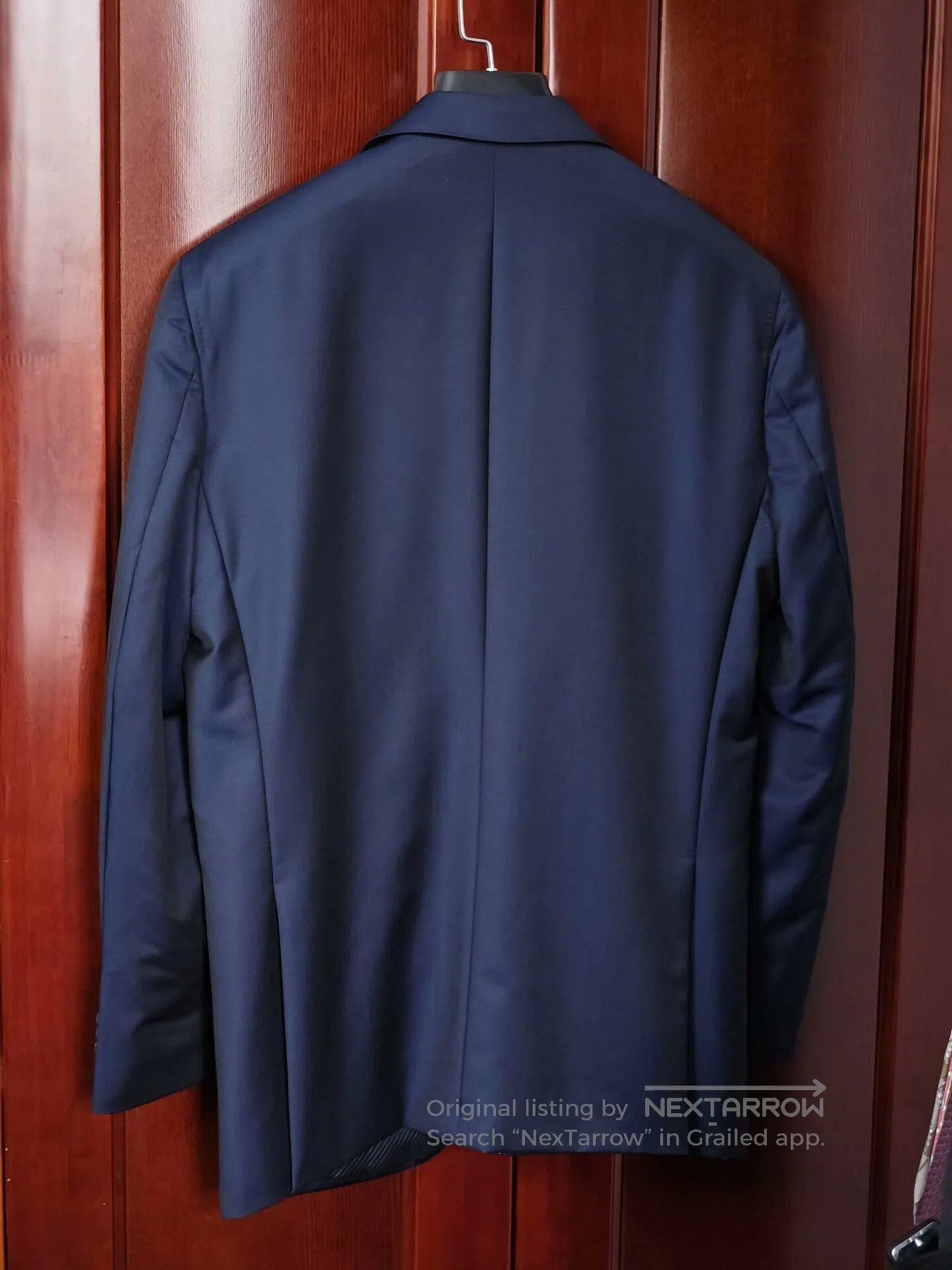 Japanese Brand Custom Italian Wool Blend Suit Jacket. Size US L / EU 52-54 / 3 - 9 Thumbnail